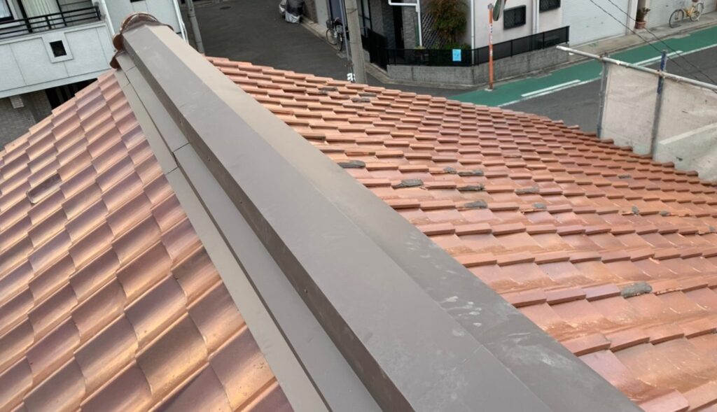 守口市　I様　棟板金巻き工事