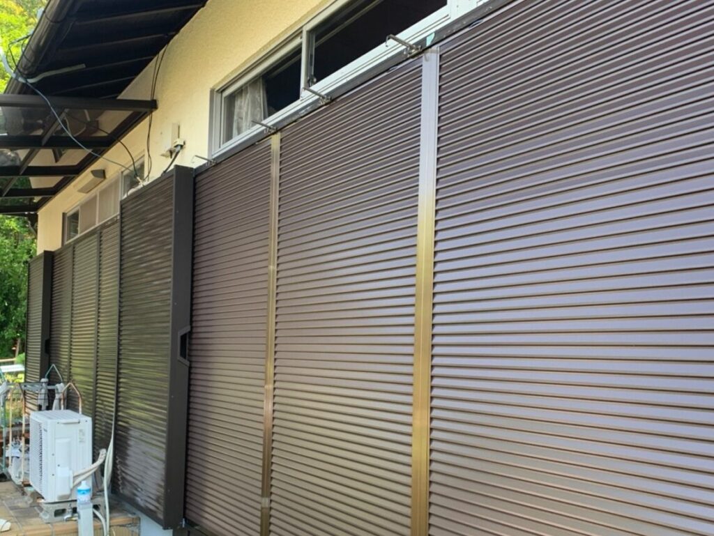 和泉市　S様邸　雨戸交換、ポスト交換工事