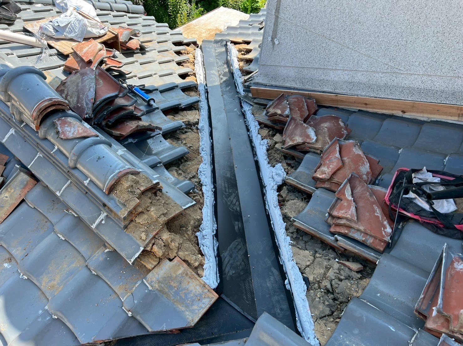 谷入れ替え工事