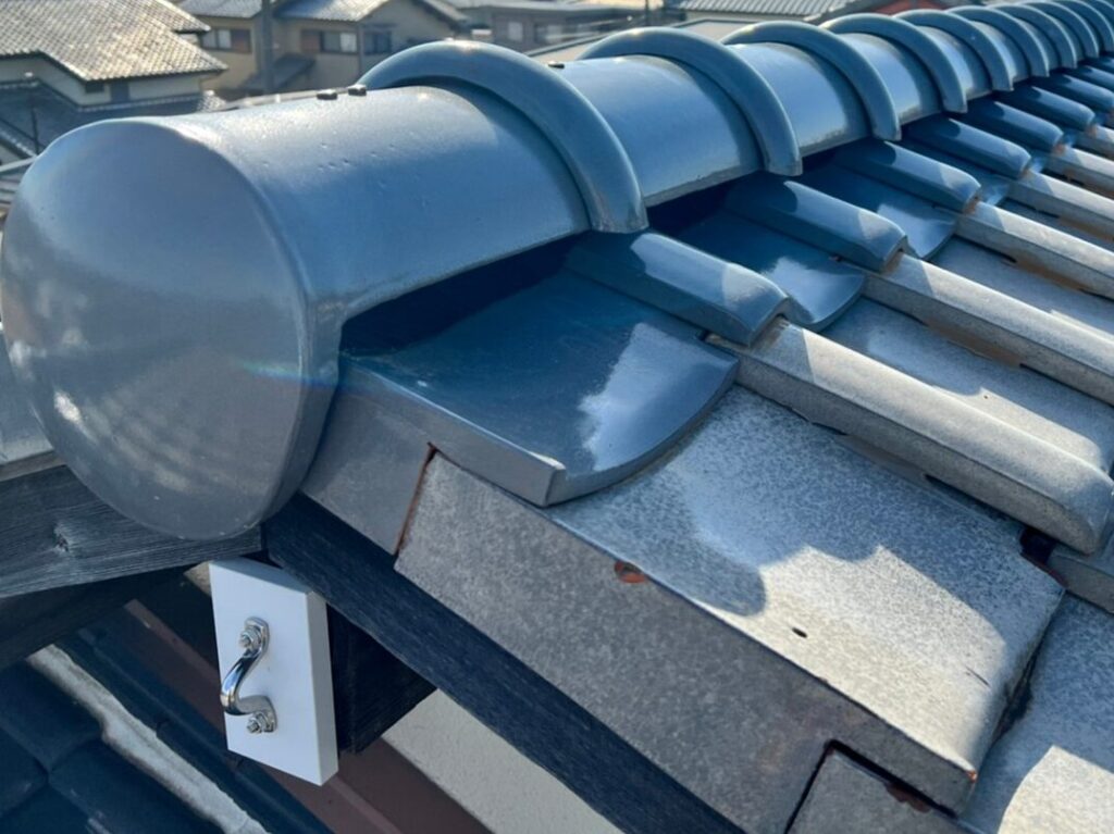 生駒市　M様邸　7寸丸強化棟工事（乾式工法）