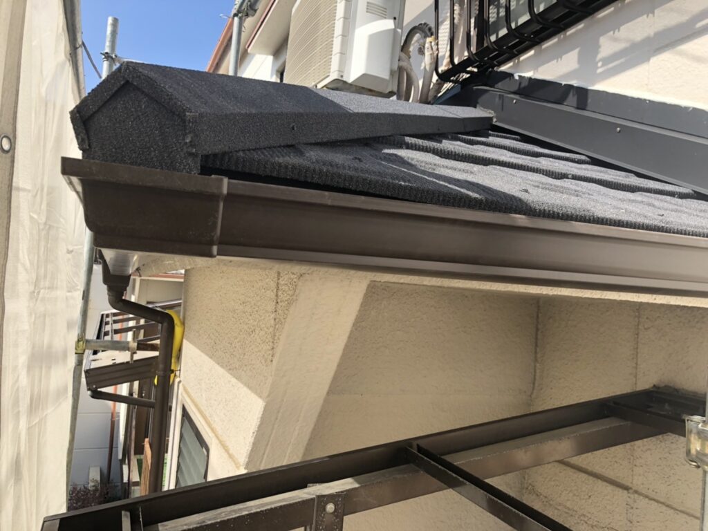 茨木市M様邸　雨樋・ポリカ交換工事