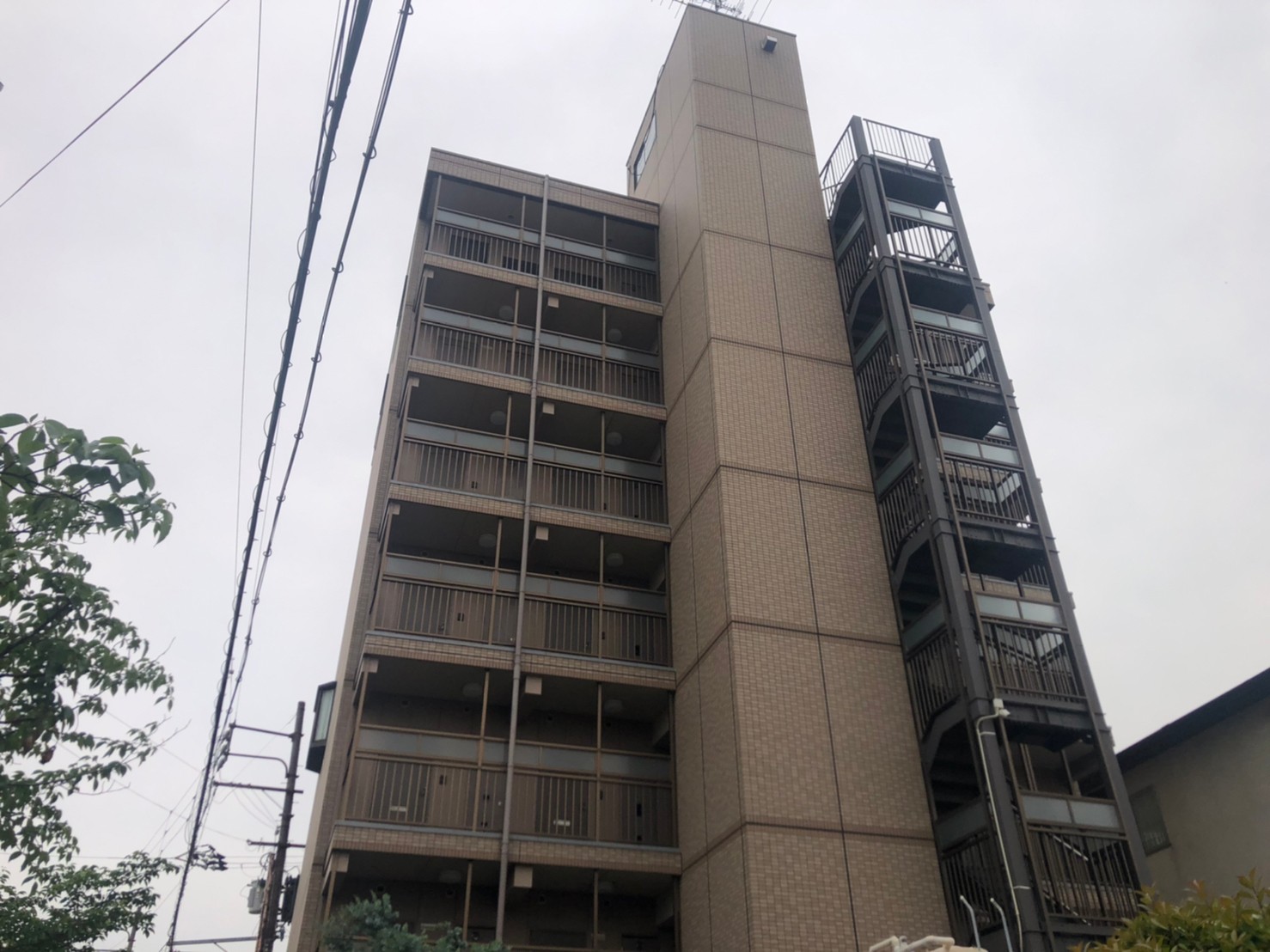 東大阪市　ミモザコート菱屋西様　雨とい工事