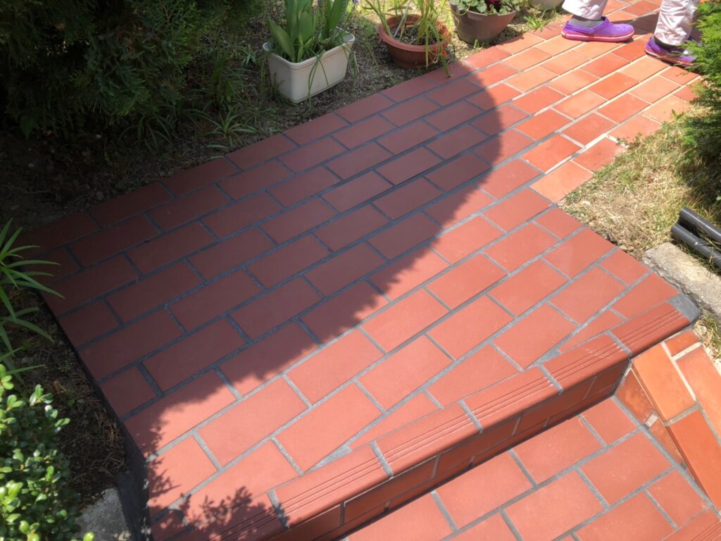 生駒市　M様邸　階段ポーチ修理工事