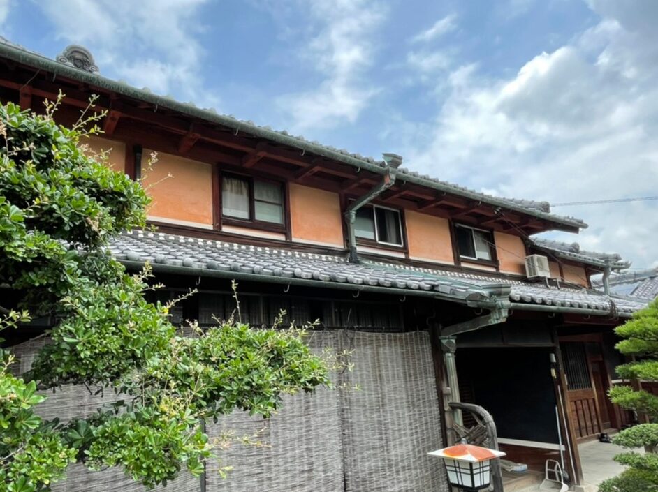 京田辺市　M様邸　雨とい補修工事