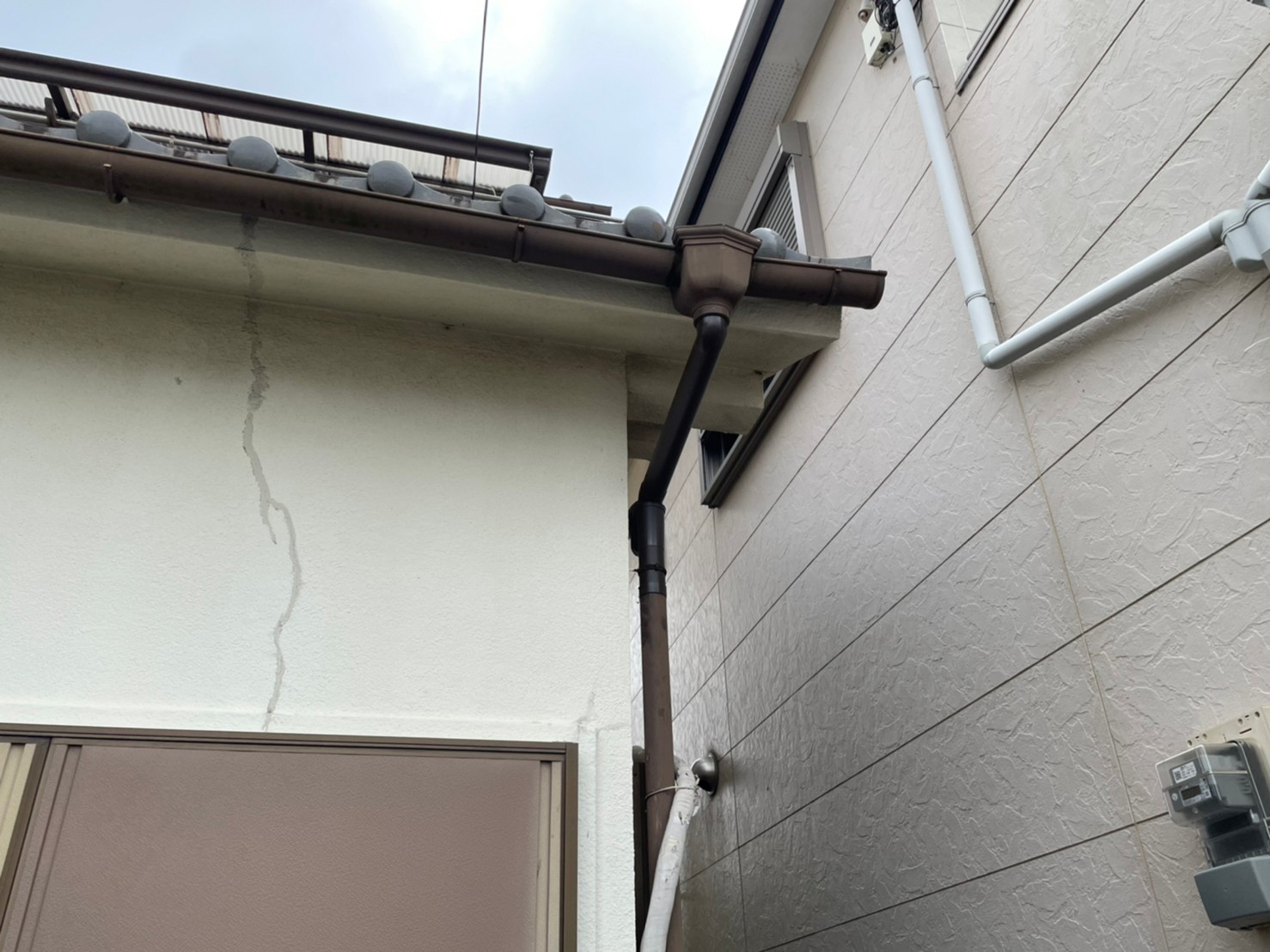 泉南市　N様邸　雨とい修理工事