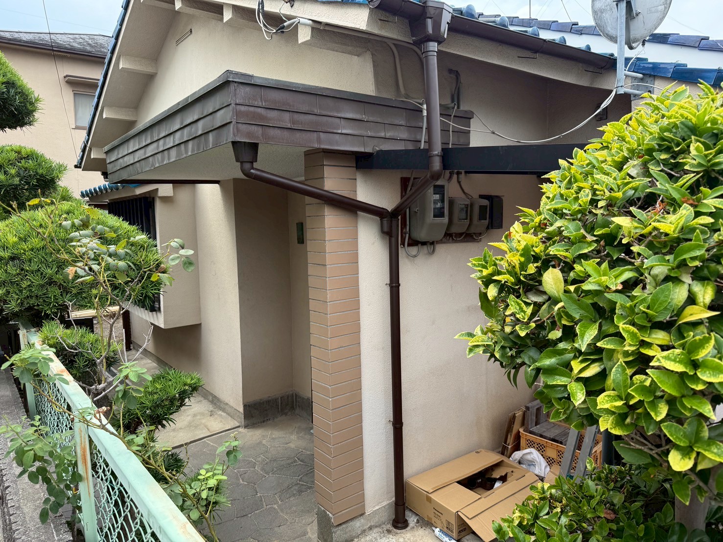 雨とい掛け替え工事