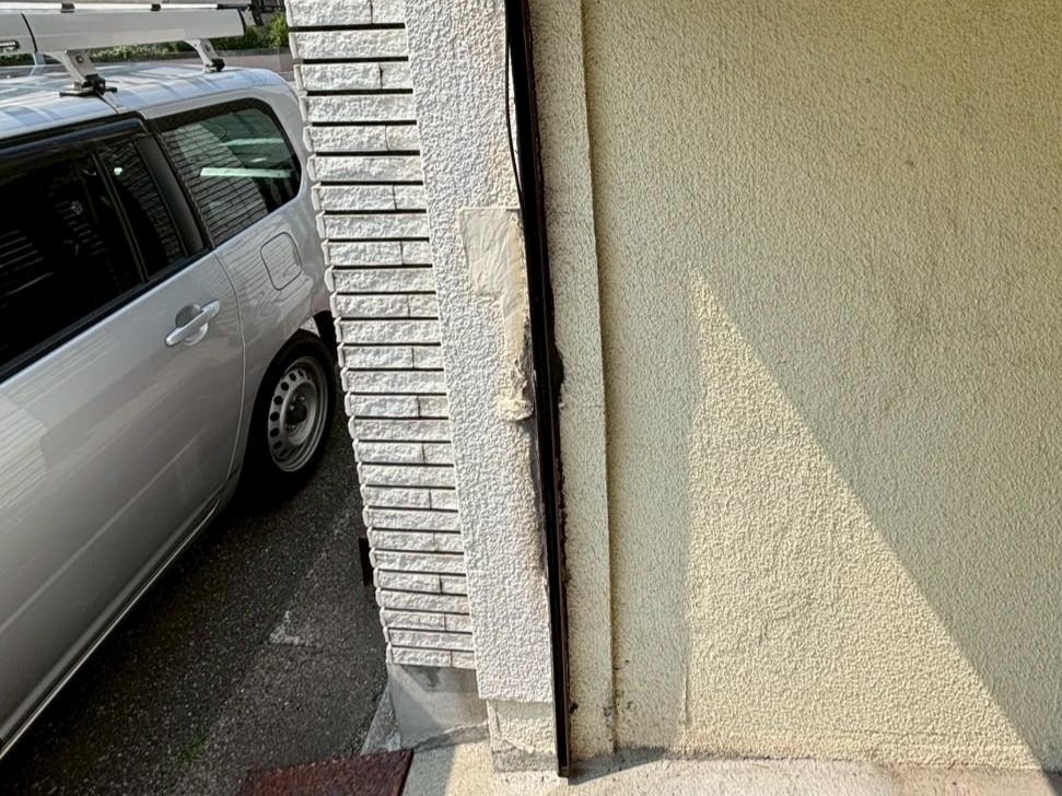 ガレージ内補修工事