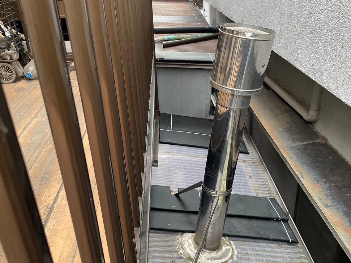 R5.1/16　生野区　E様邸　雨音防止工事