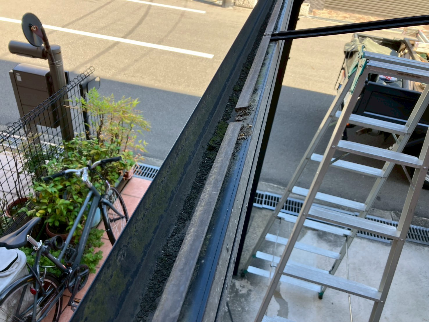 カーポート屋根脱着