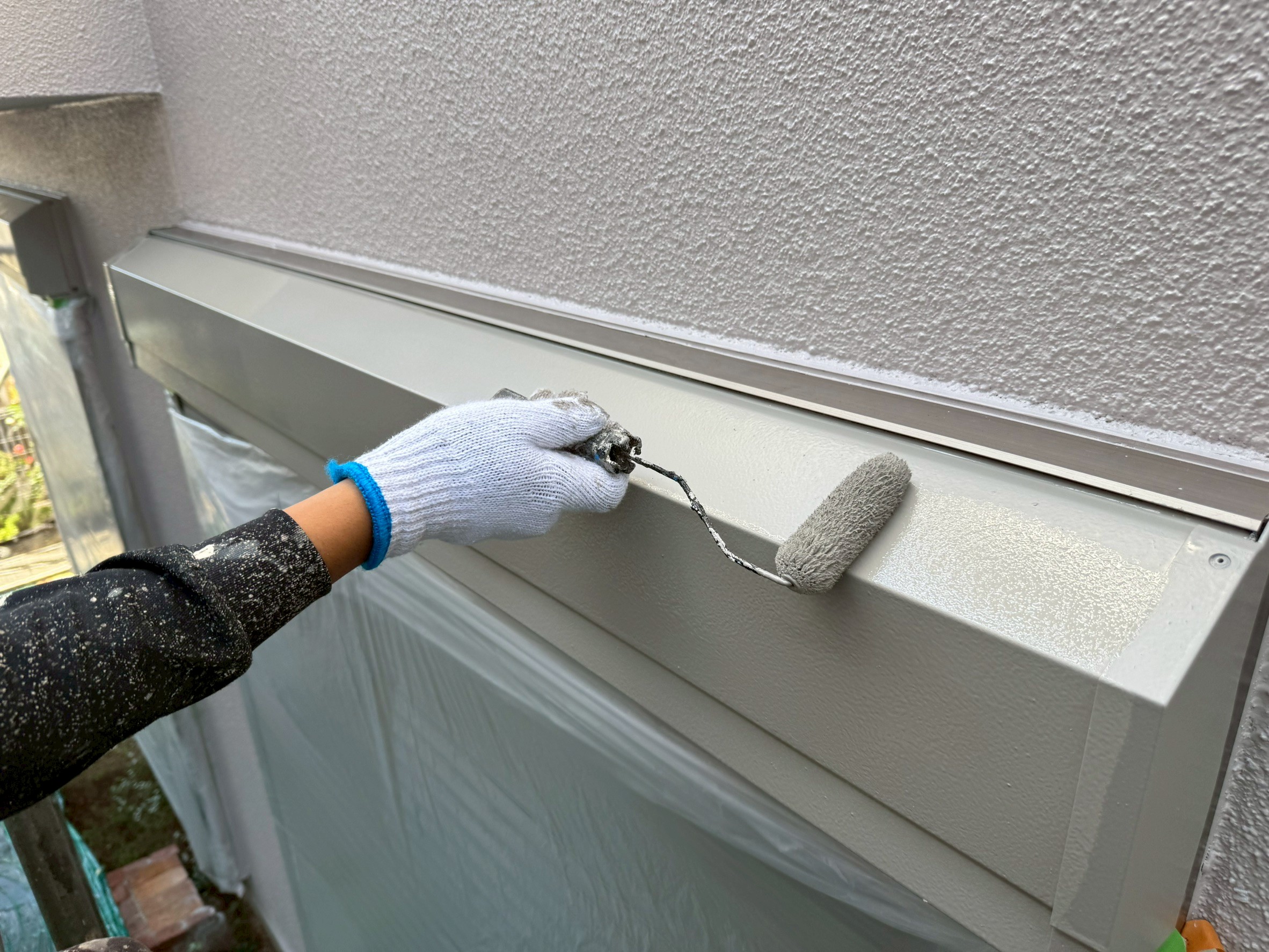 付帯部塗装工事