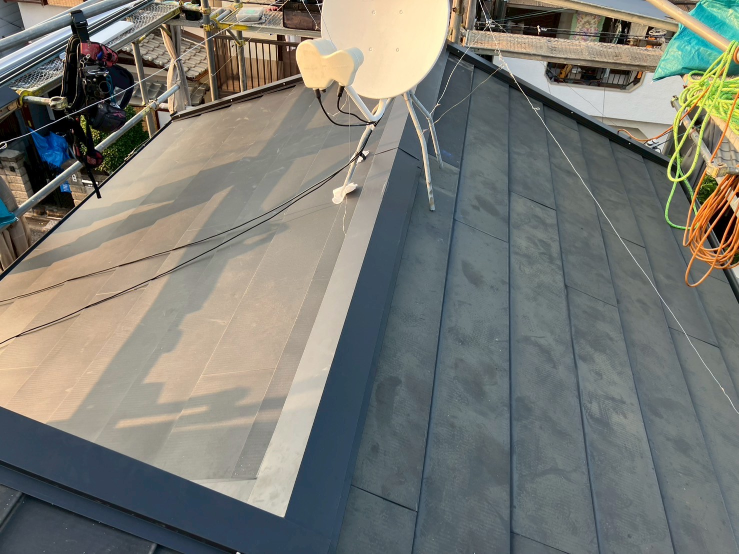 屋根葺き直し工事