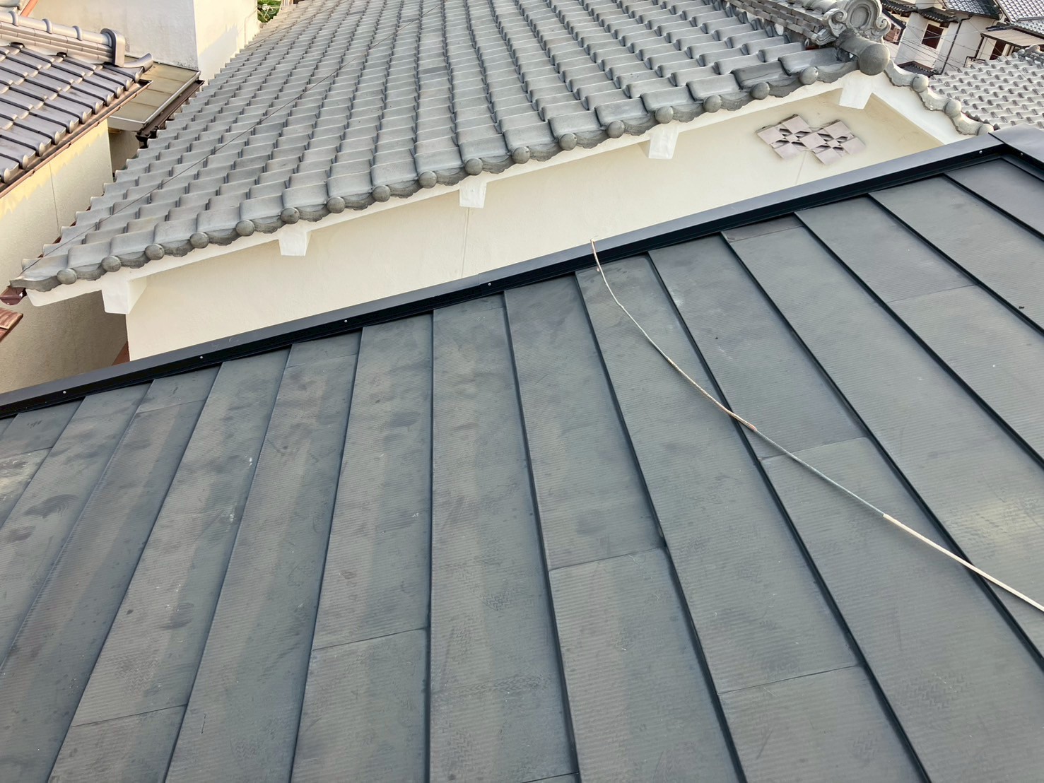 屋根葺き直し工事