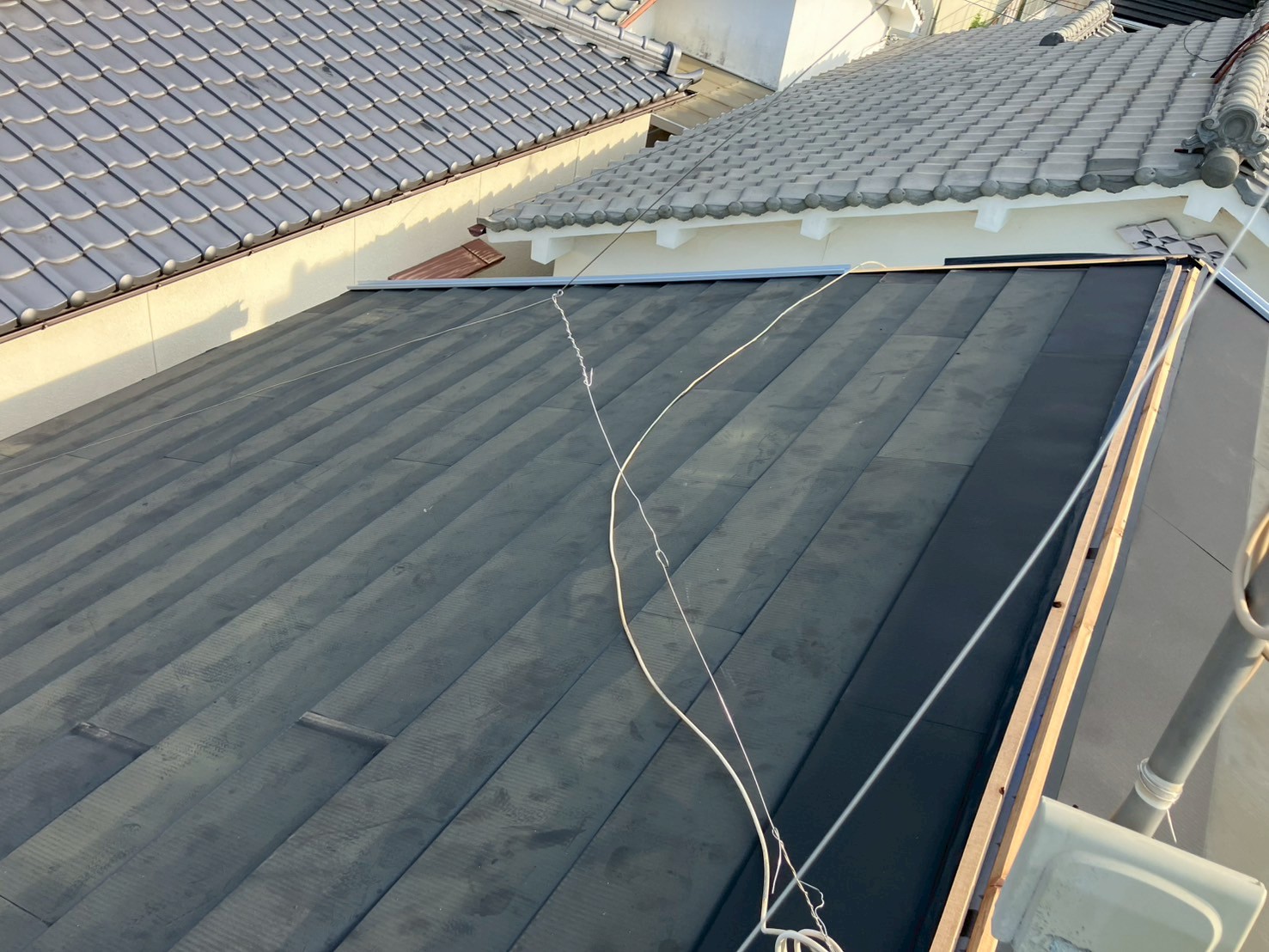 屋根葺き直し工事