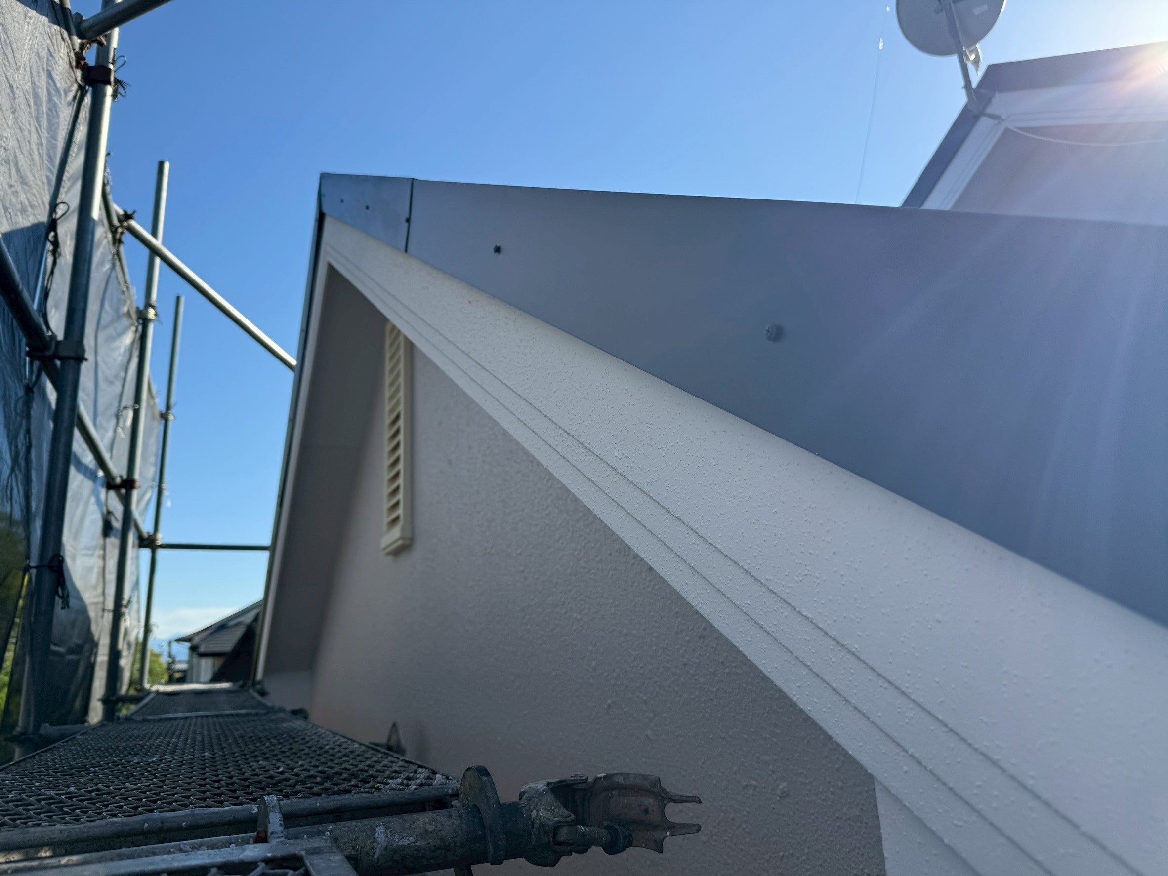 付帯部塗装工事