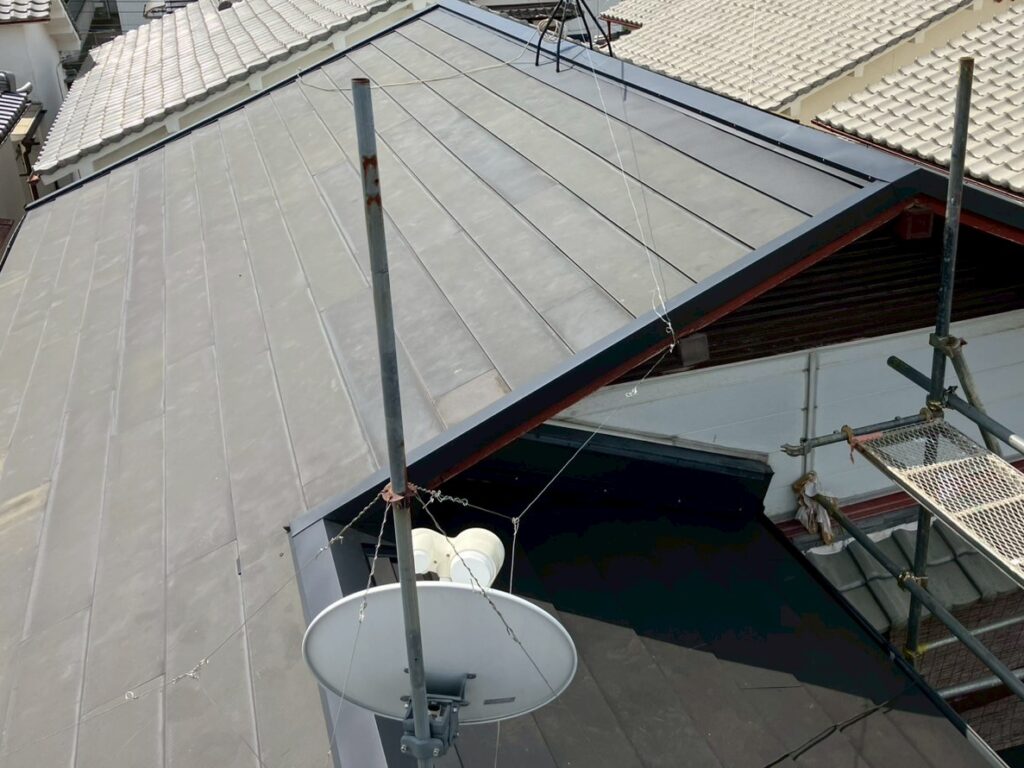 R7.9/10~9/19　大和郡山市　T様邸　屋根葺き直し工事