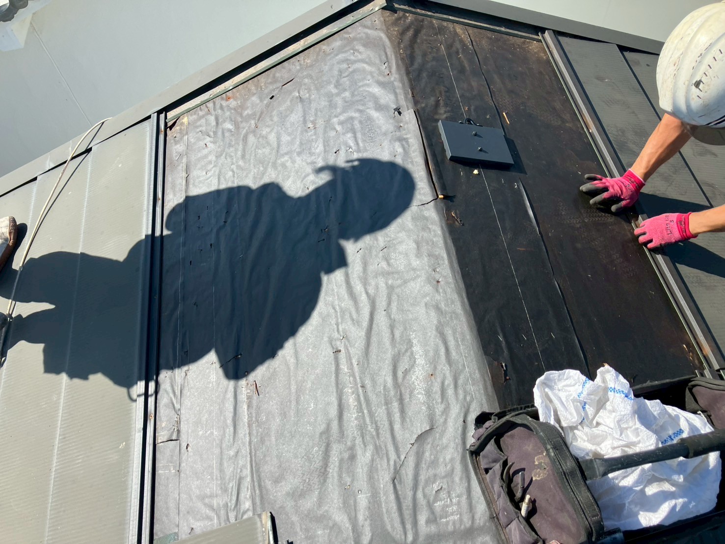 屋根葺き直し工事