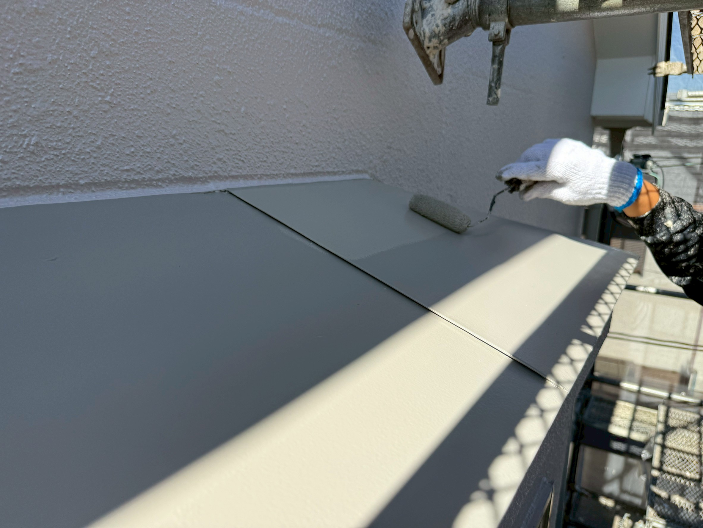 付帯部塗装工事