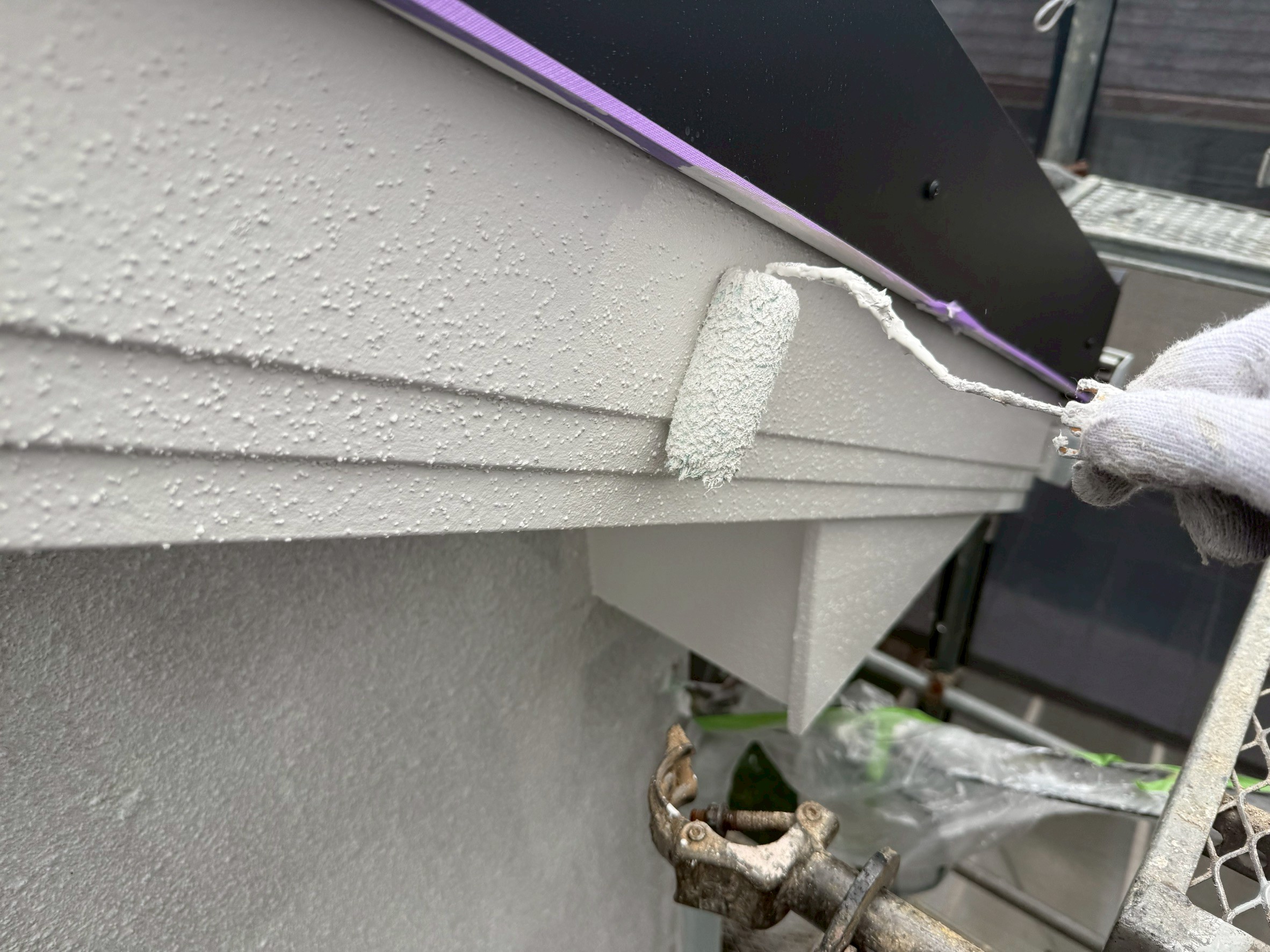 付帯部塗装工事