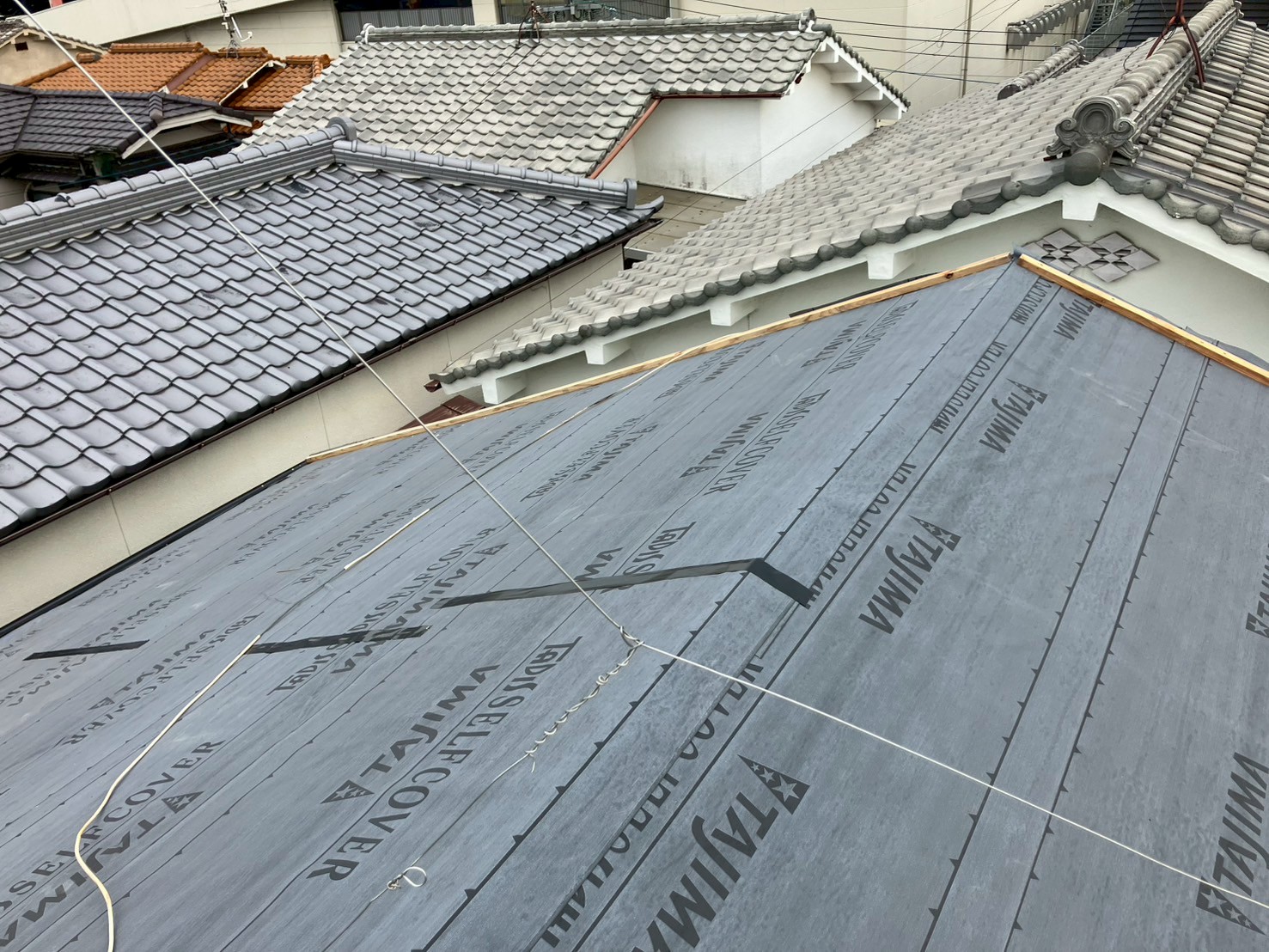 屋根葺き直し工事