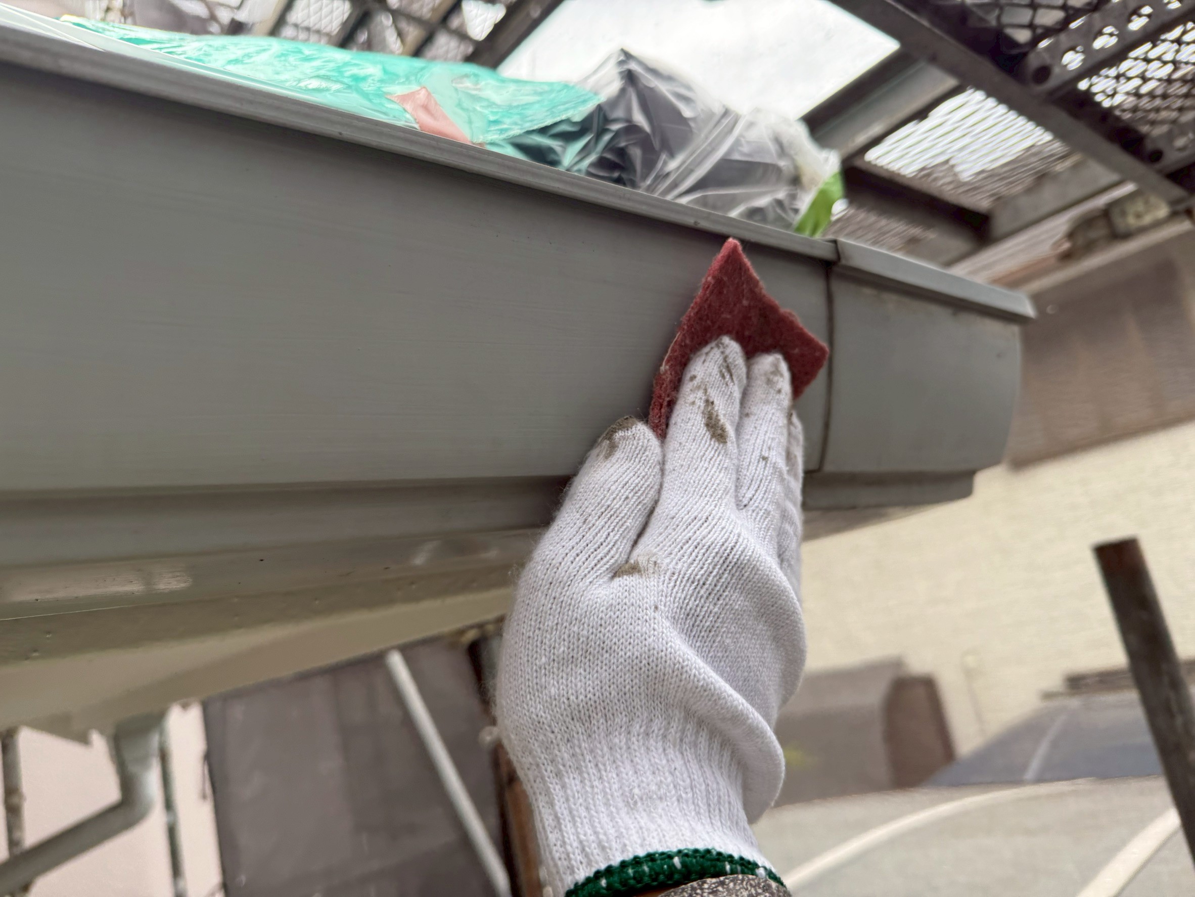 付帯部塗装工事