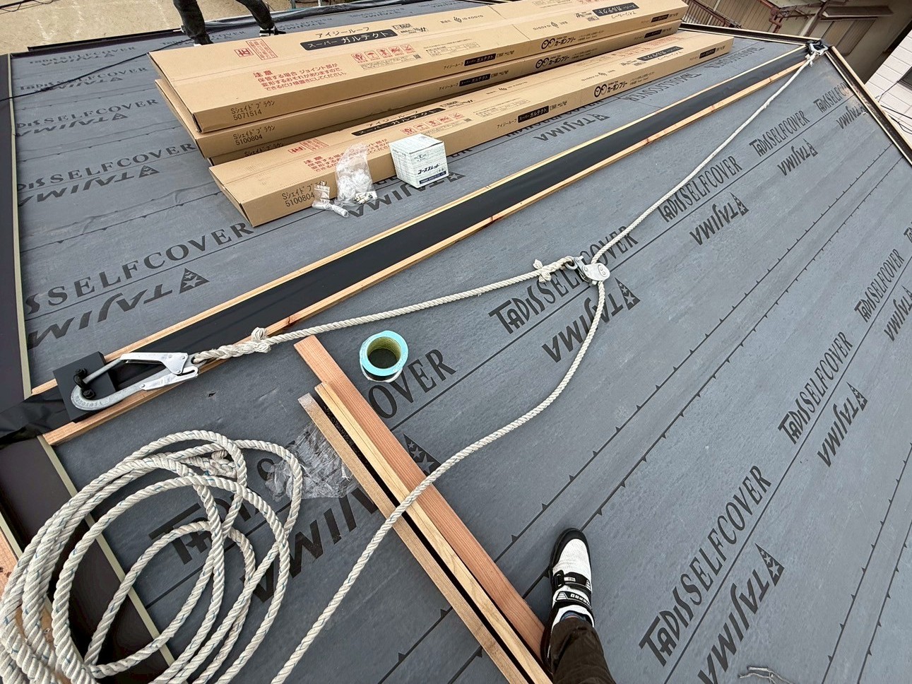 スーパーガルテクトカバー工事