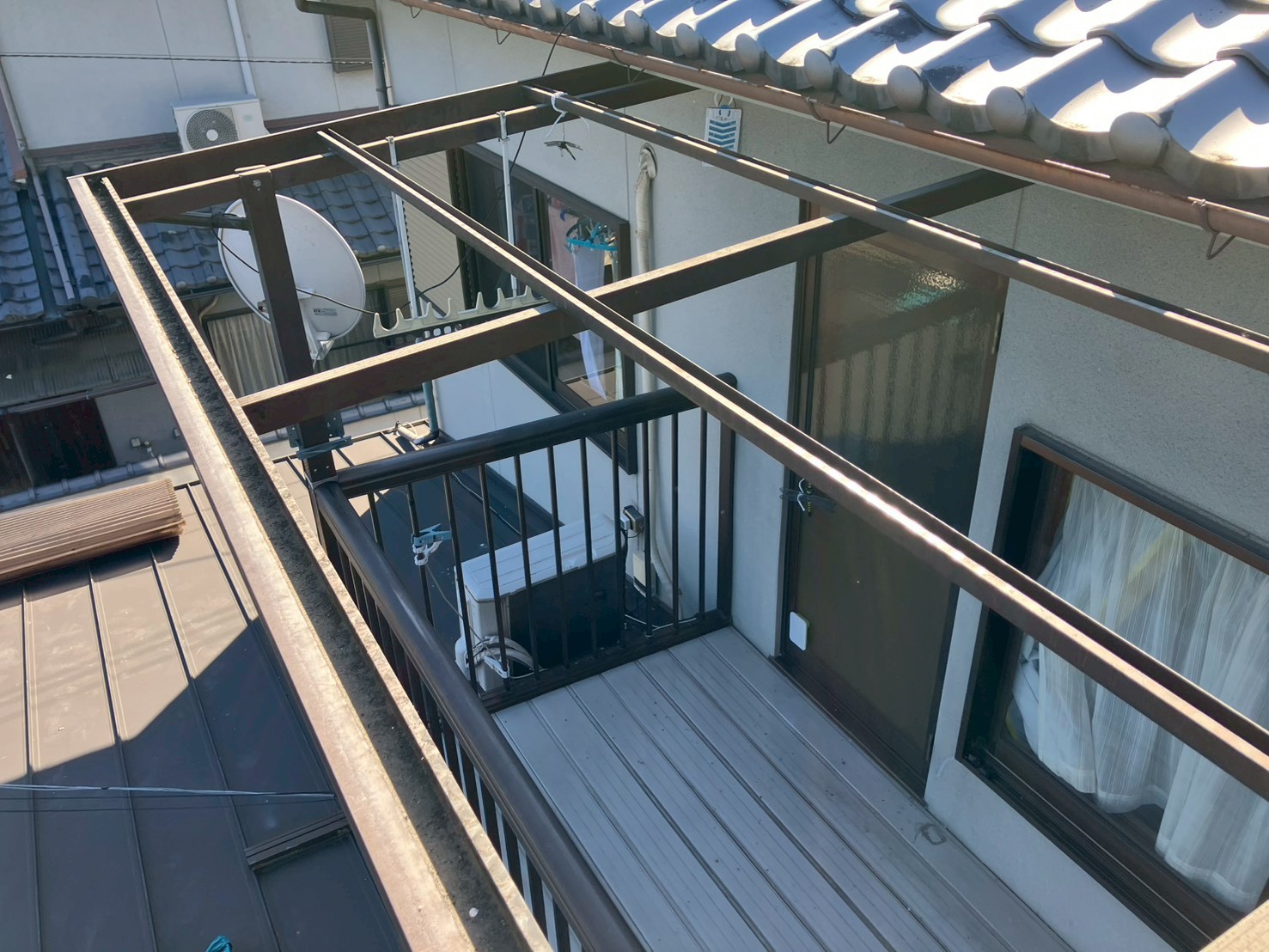 ポリカ波板張り替え工事
