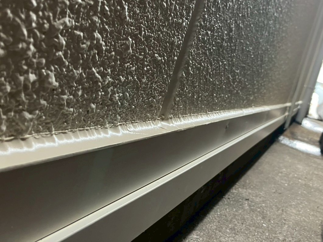 基礎部分土台水切り工事