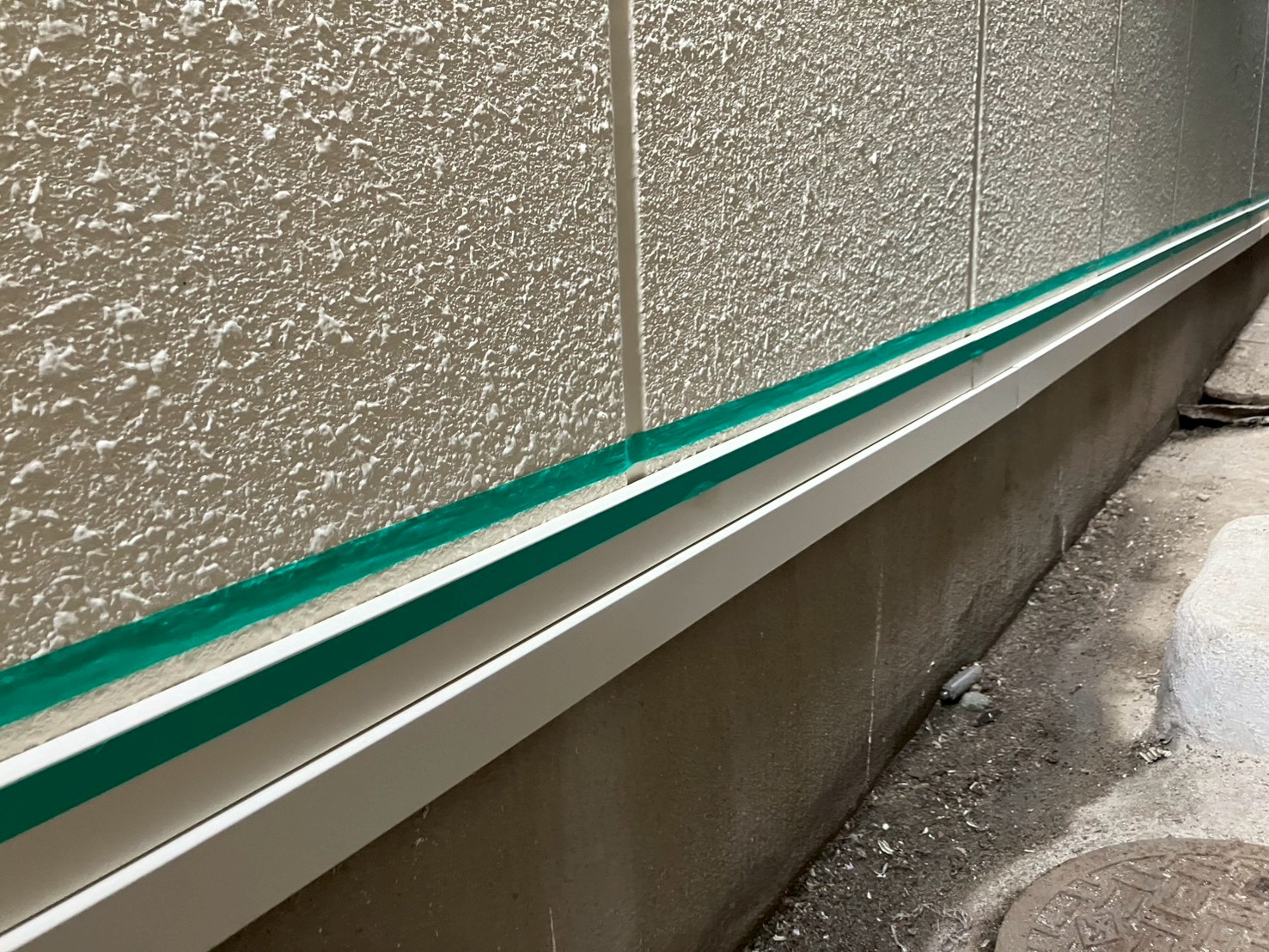 基礎部分土台水切り工事