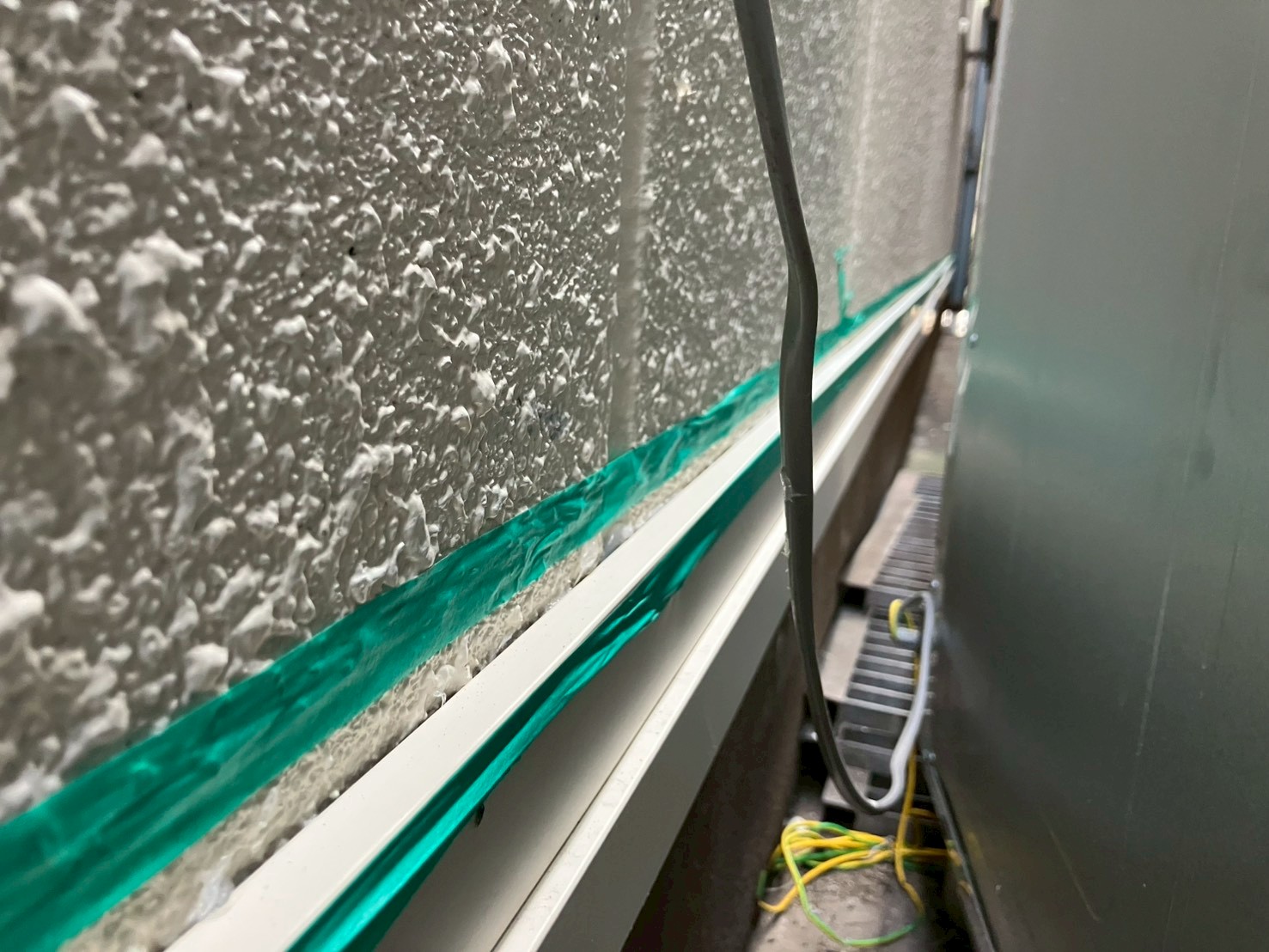 基礎部分土台水切り工事