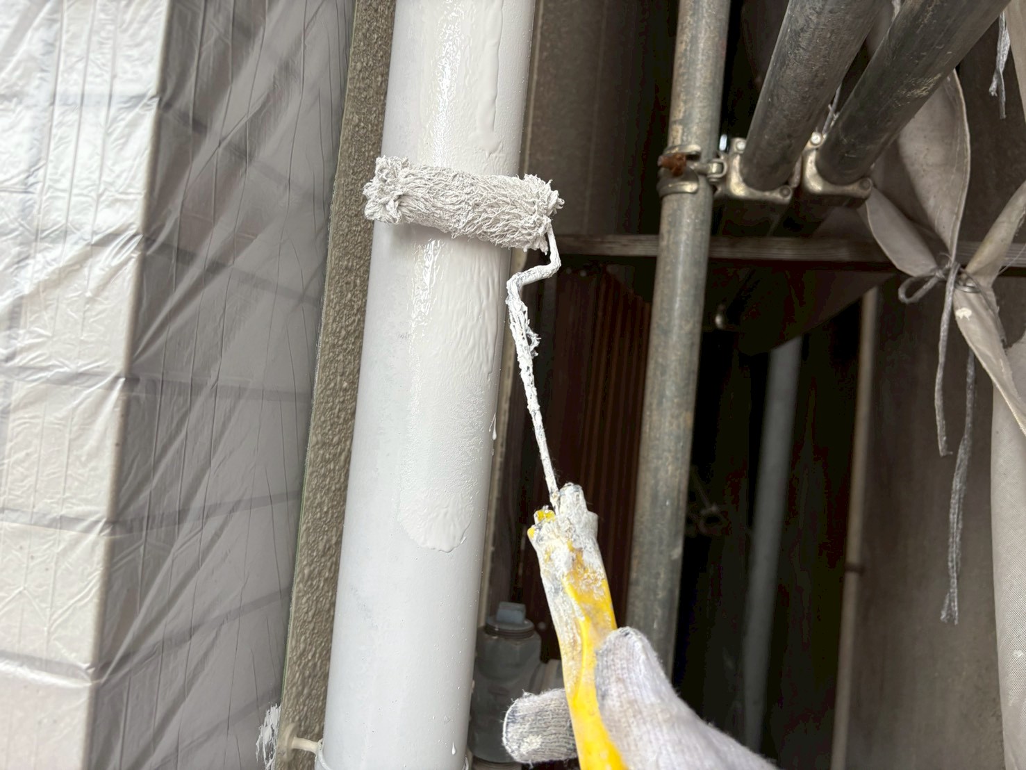 付帯部塗装工事