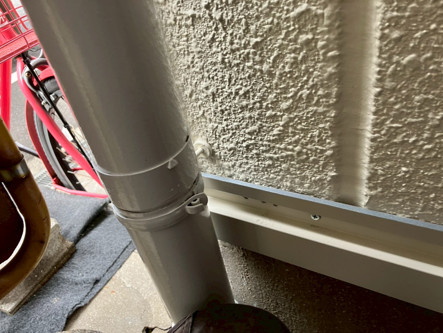 基礎部分土台水切り工事