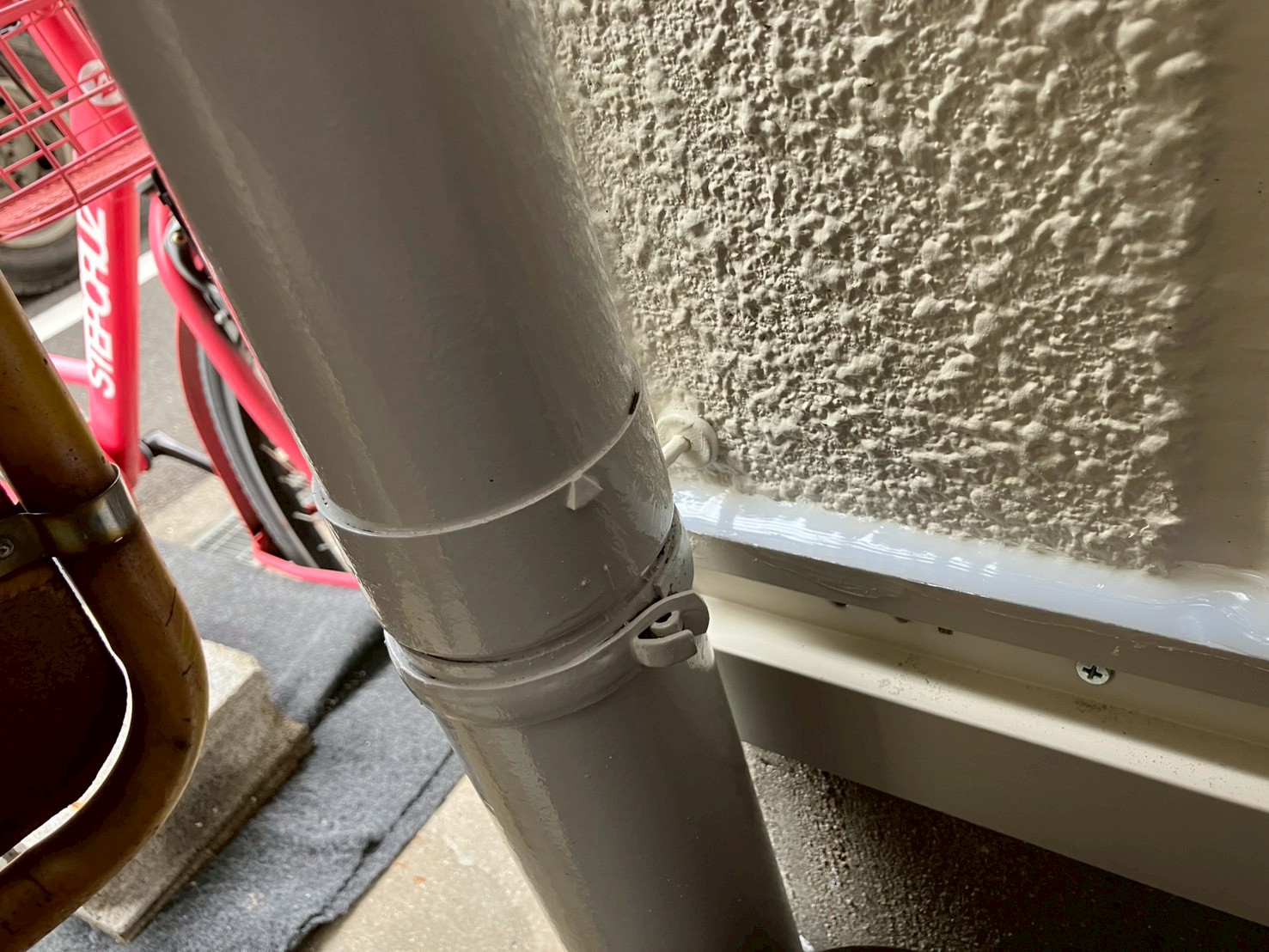 基礎部分土台水切り工事