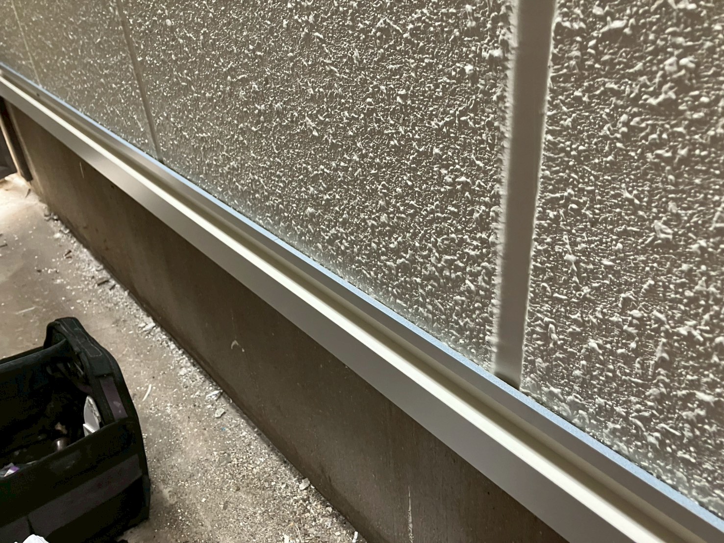 基礎部分土台水切り工事