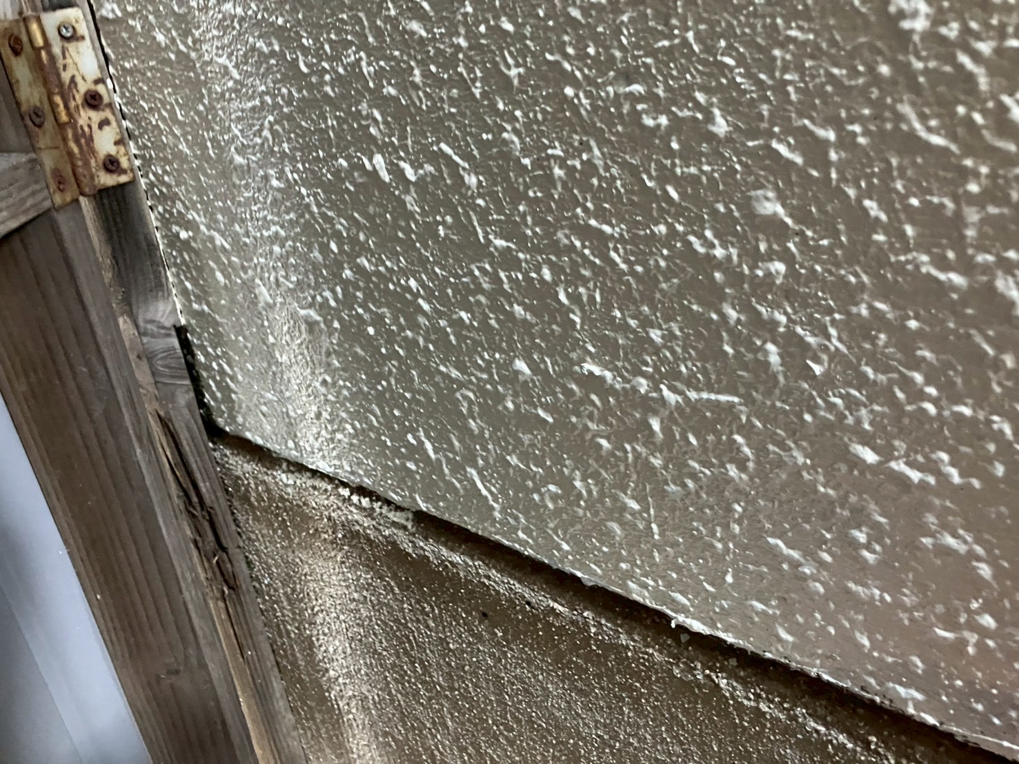 基礎部分土台水切り工事