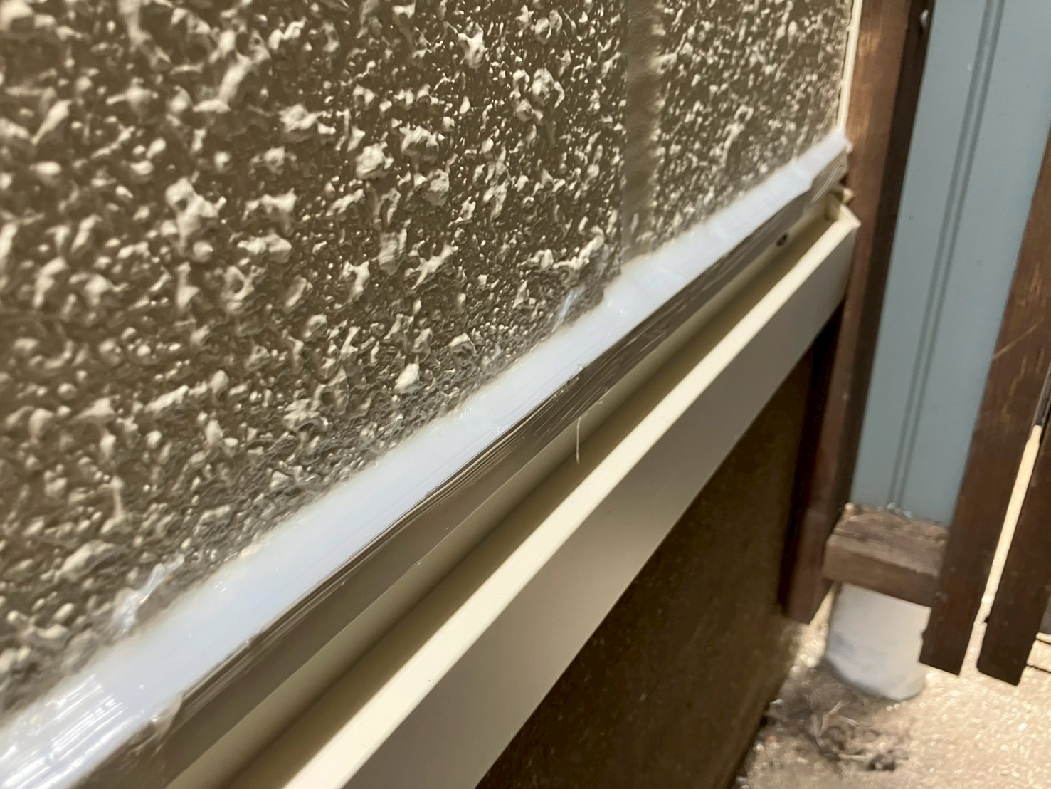 基礎部分土台水切り工事