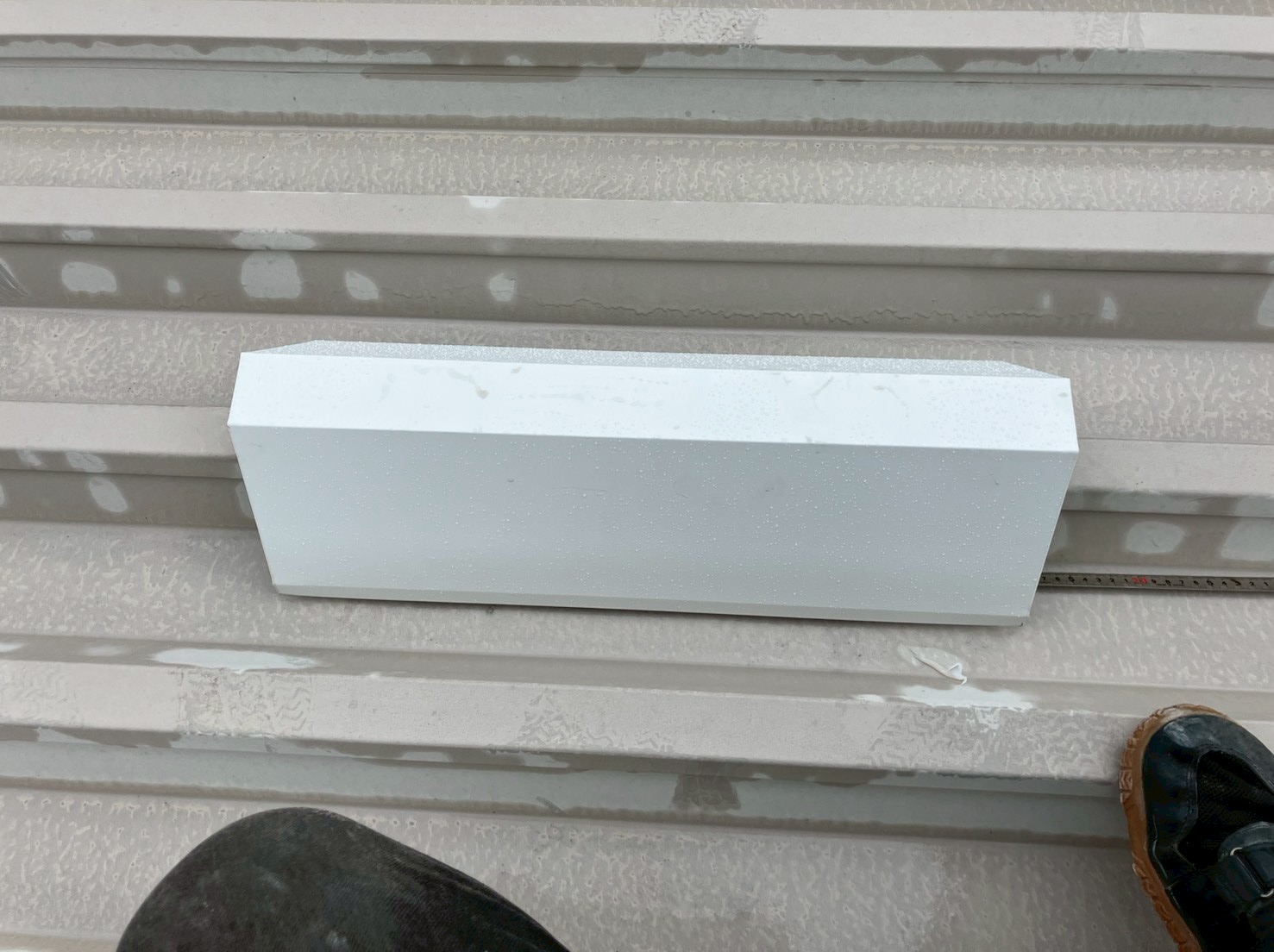 換気口部分板金取り付け工事