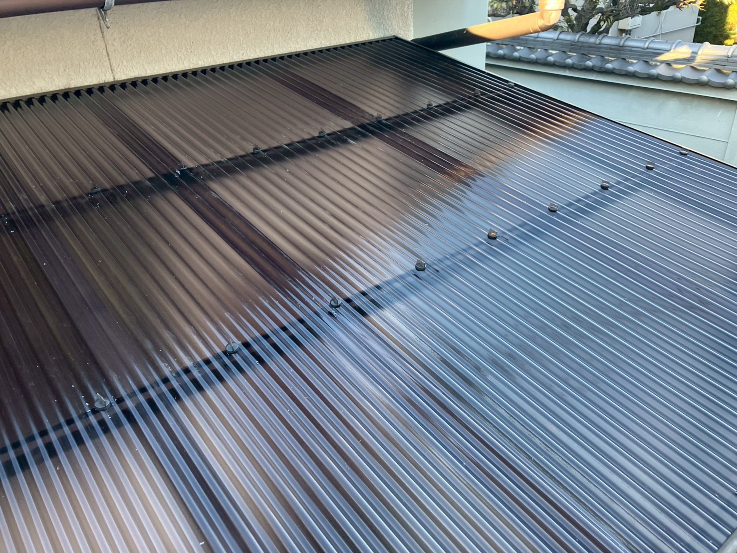 ポリカ波板張り替え工事