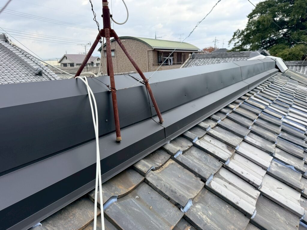 R7.11/19~11/22　大和高田市　S様邸　離れ雨漏り修理工事