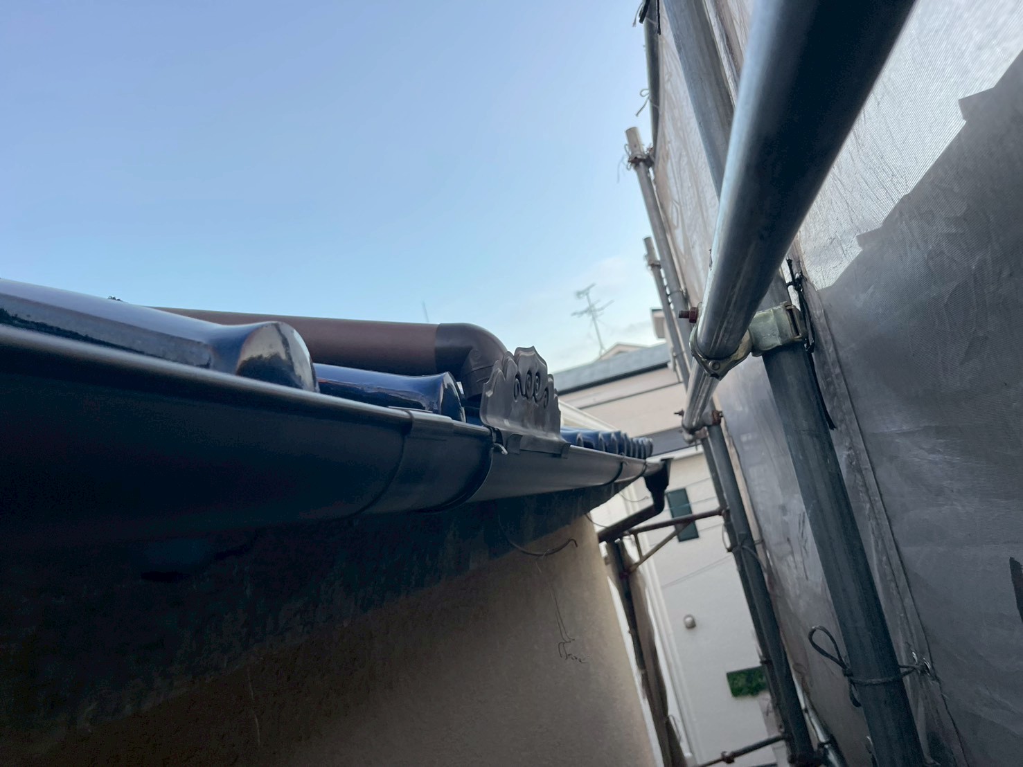 雨とい修理工事