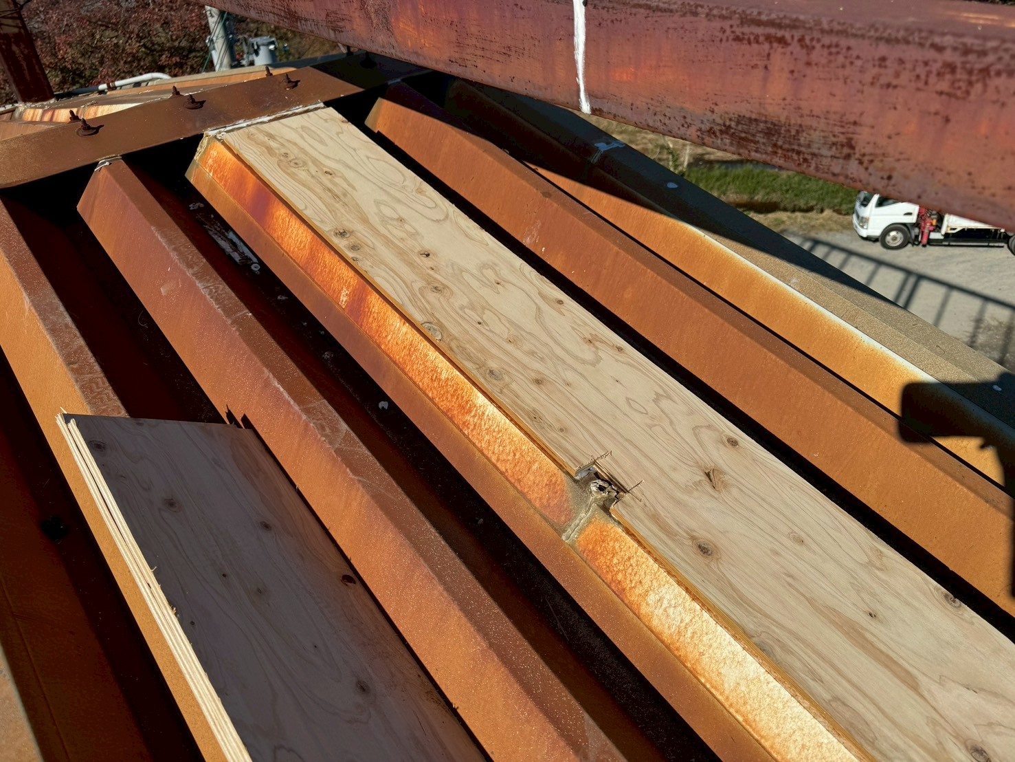 看板柱廻り板金工事