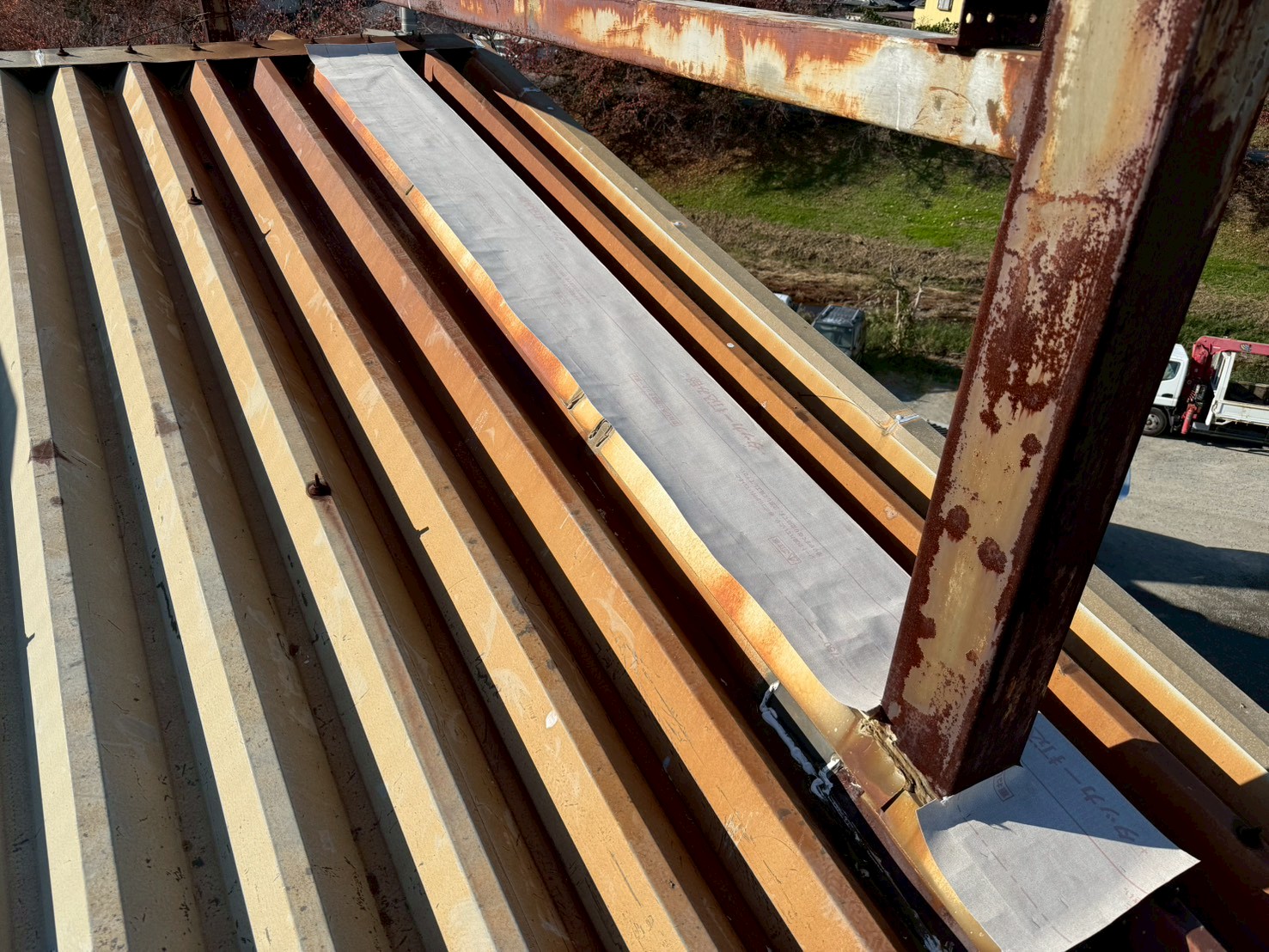 看板柱廻り板金工事