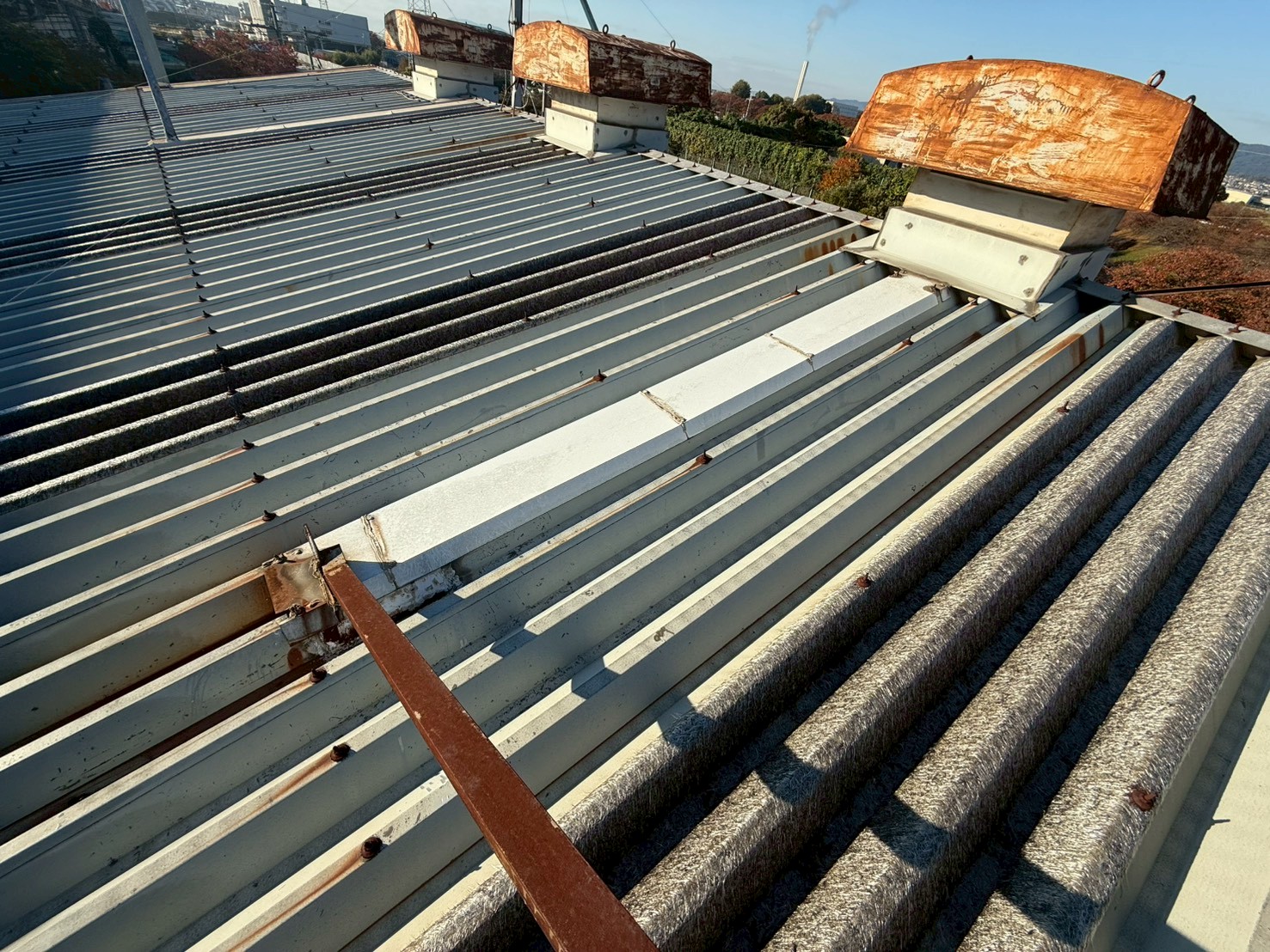 看板柱廻り板金工事