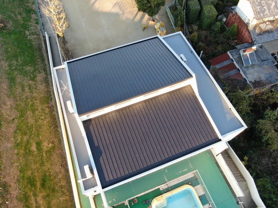 R7.11/3~12/6　川西町　社会福祉法人　成和保育園様　屋根改修、防水工事