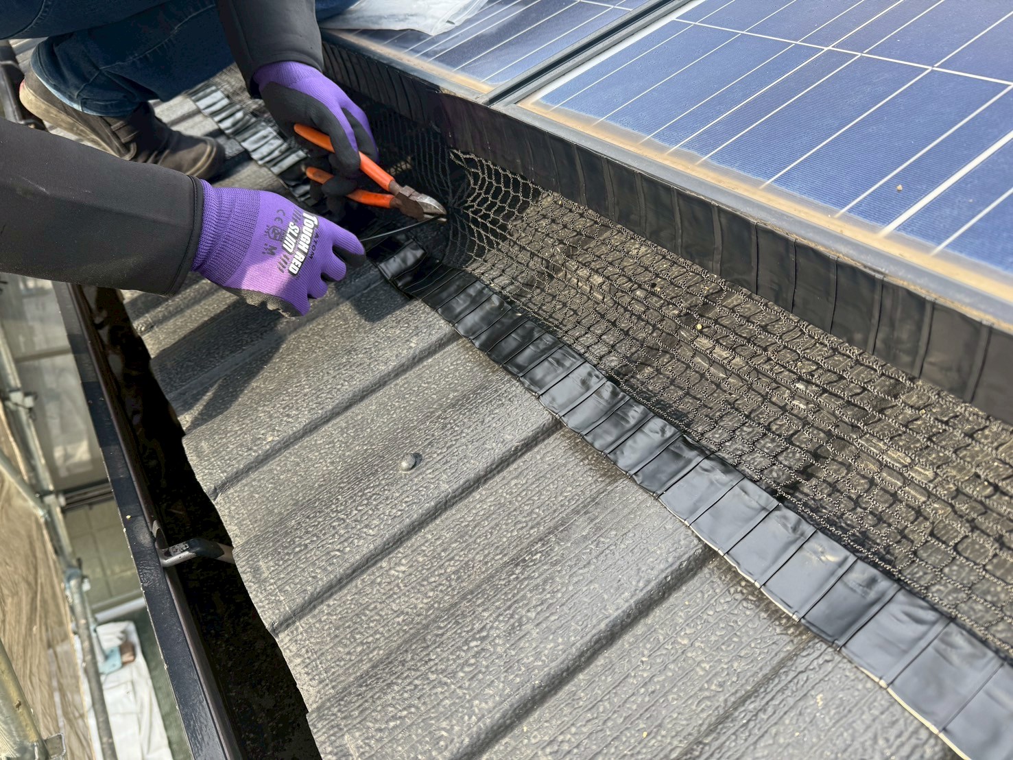 ネット取り付け工事