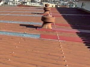 R8.1/7～1/30　東大阪市　O様　屋根修理、西面塗装工事