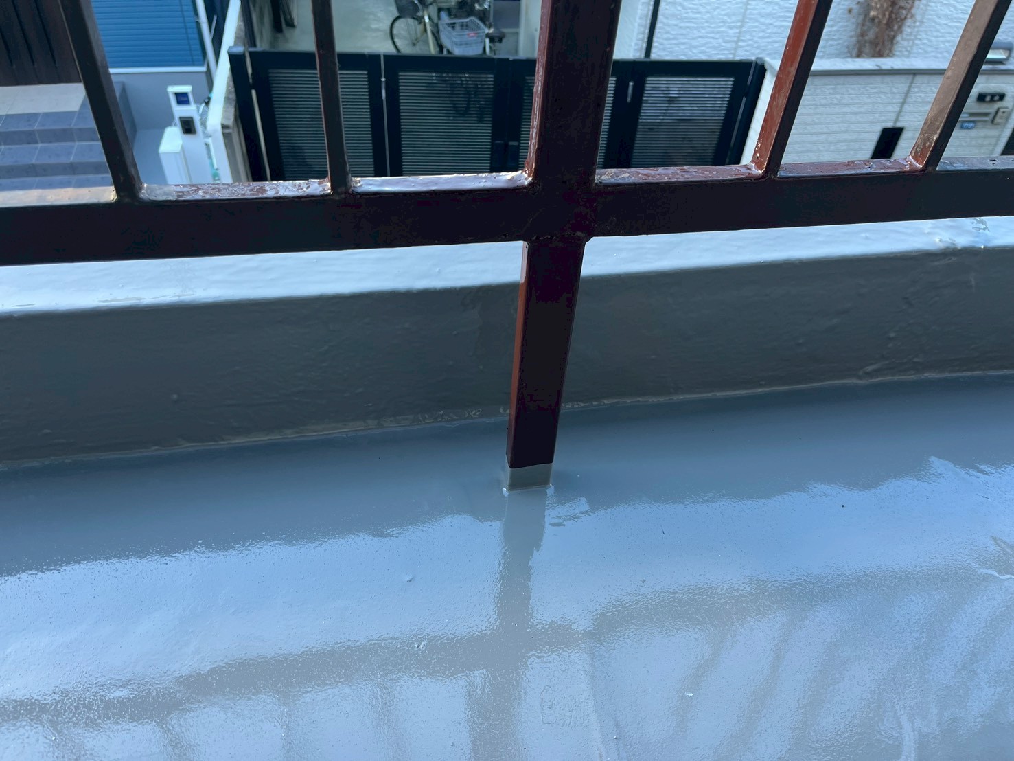 手摺り支柱入れ替え工事