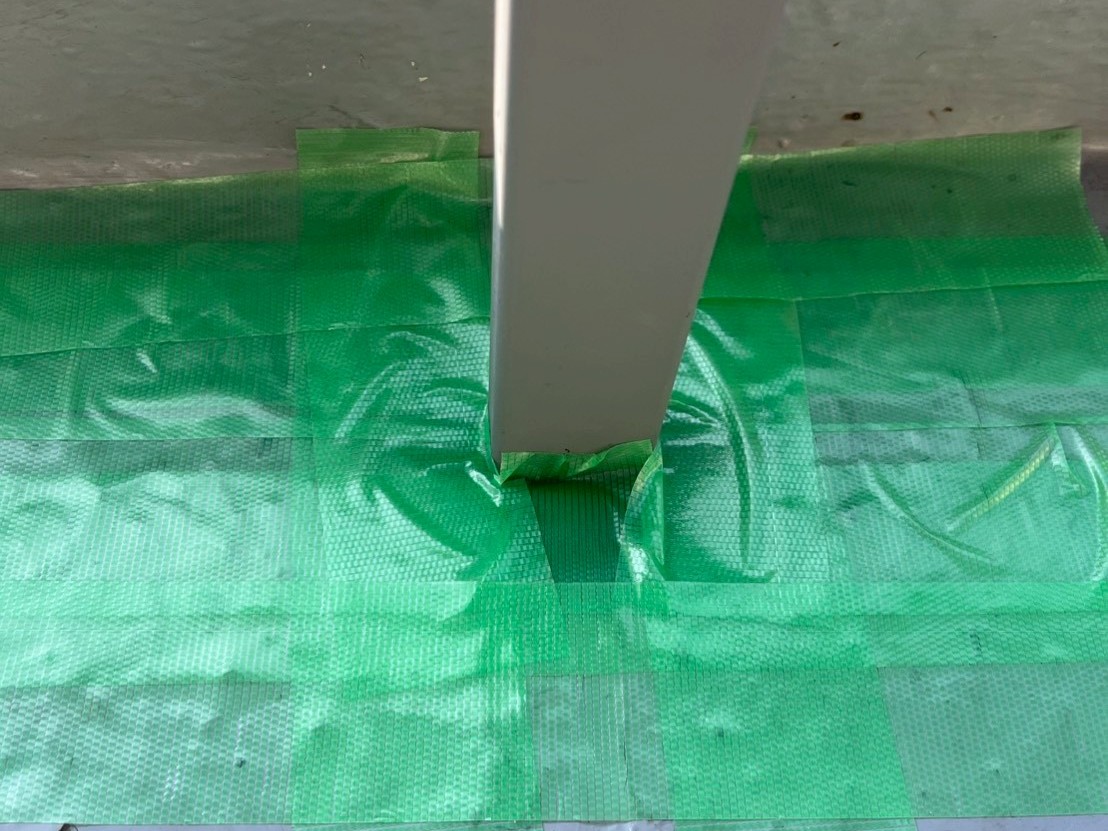 手摺り支柱入れ替え工事