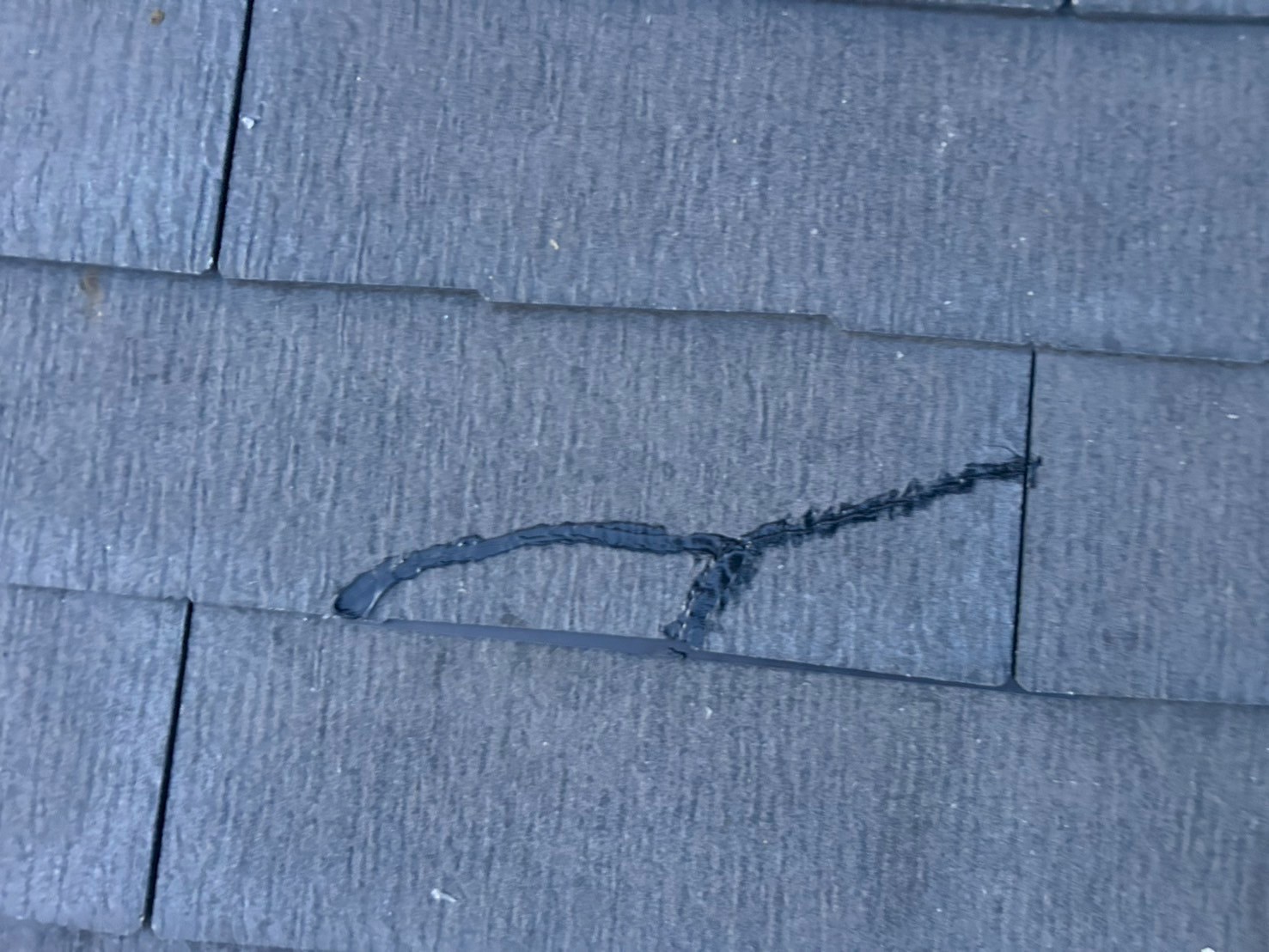 カラーベスト割れ補修