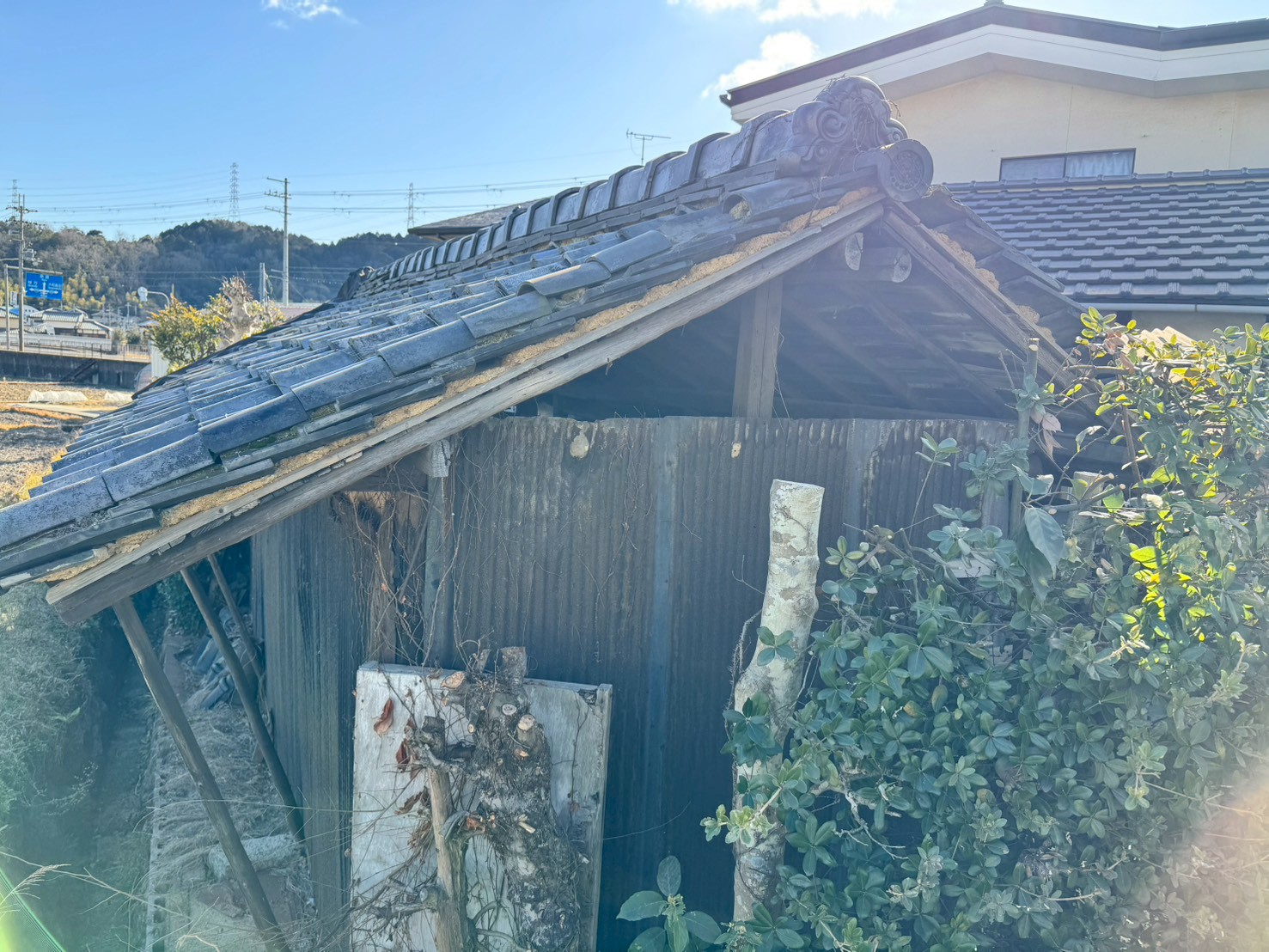 屋根粘着ゴムアス2重張り工事