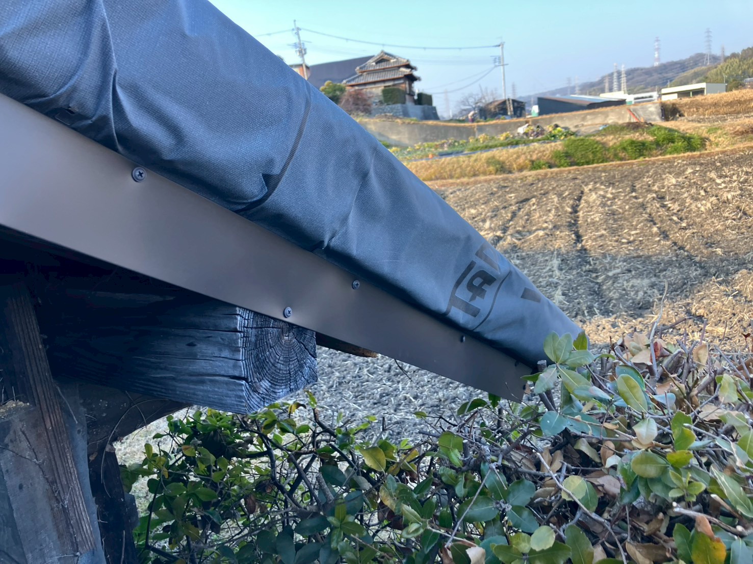 屋根粘着ゴムアス2重張り工事